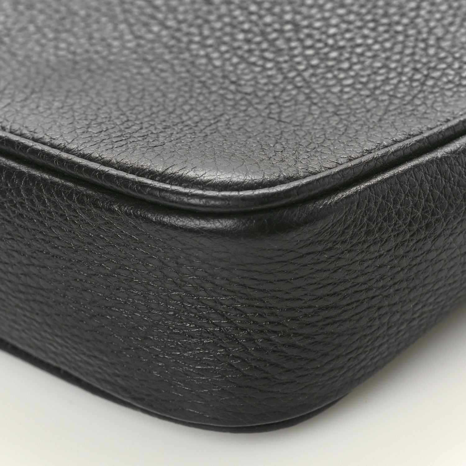 Versace Grained Calfskin Small Medusa Messenger Bag Black 10 of 11