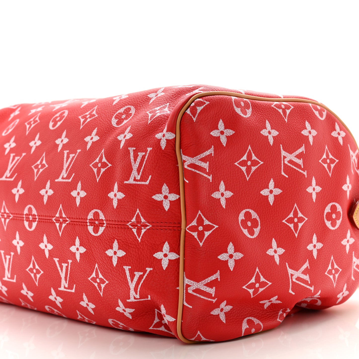 Calfskin Monogram Speedy P9 Bandouliere 40 Red