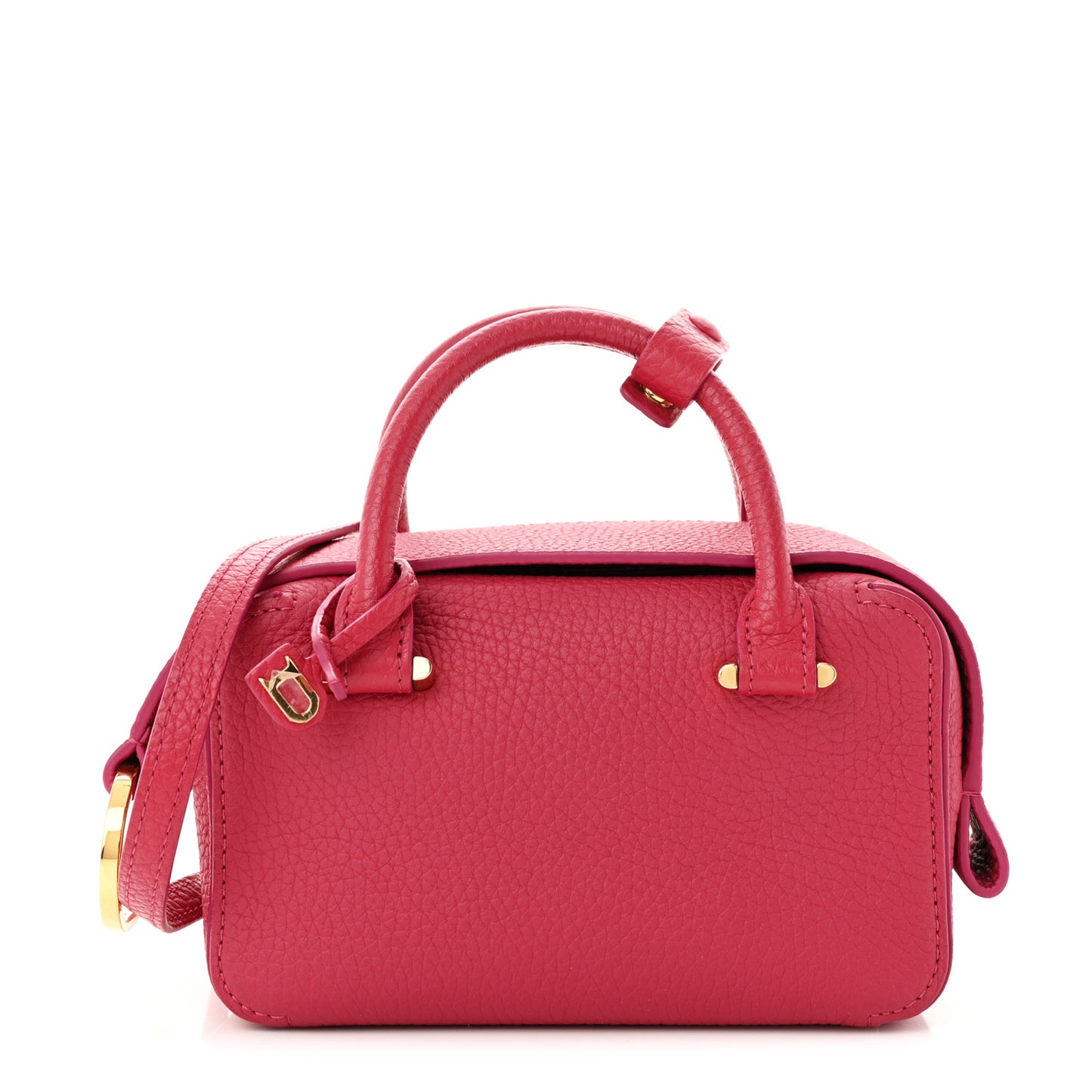 Taurillon Soft Nano Cool Box Satchel Framboise