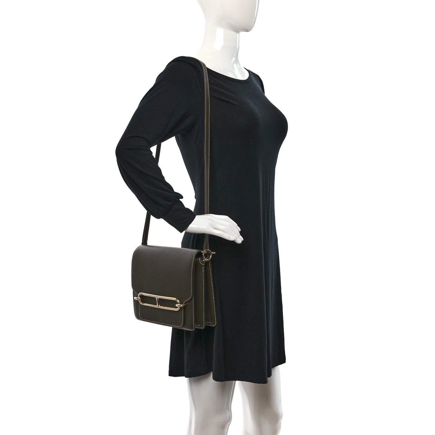 Hermes Grain d'H Sac Roulis 23 Eucalyptus 2 of 9