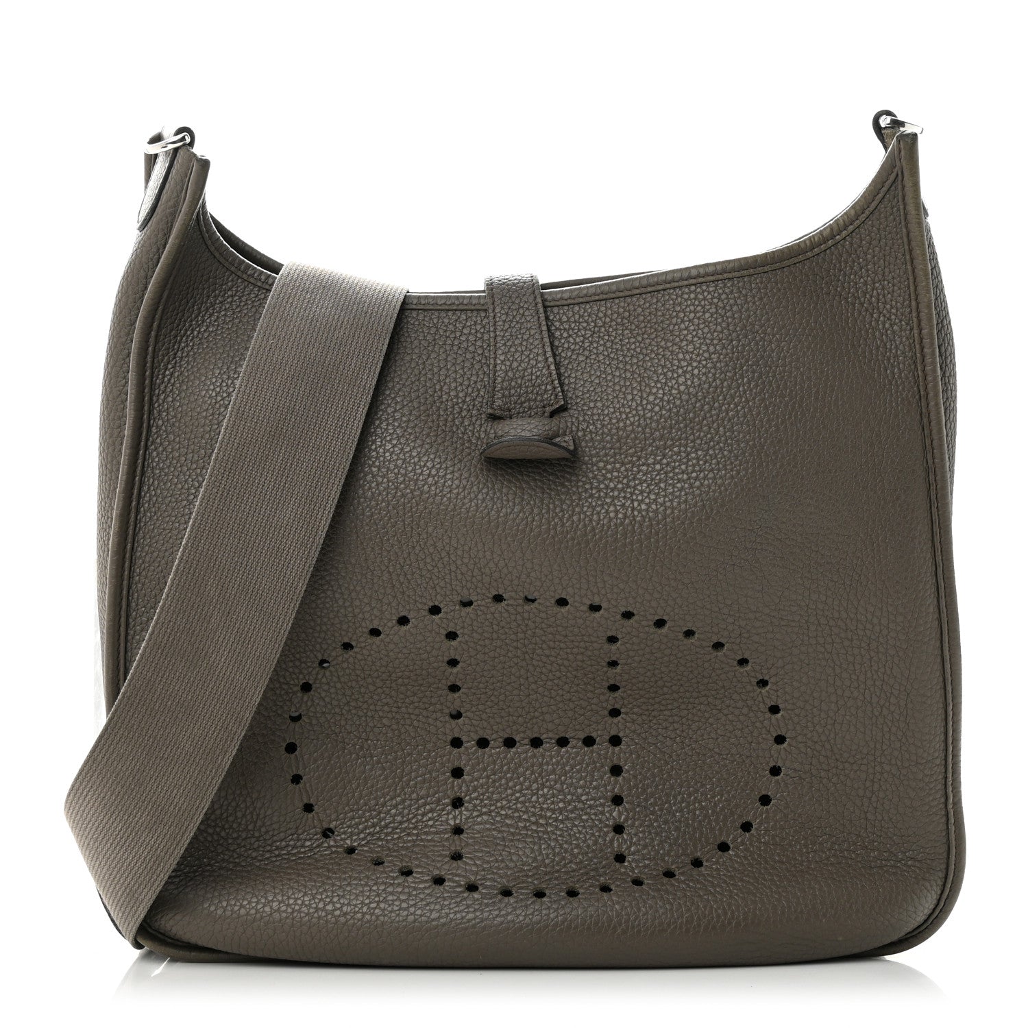 Hermes Taurillon Clemence Evelyne III GM Etain 1 of 11