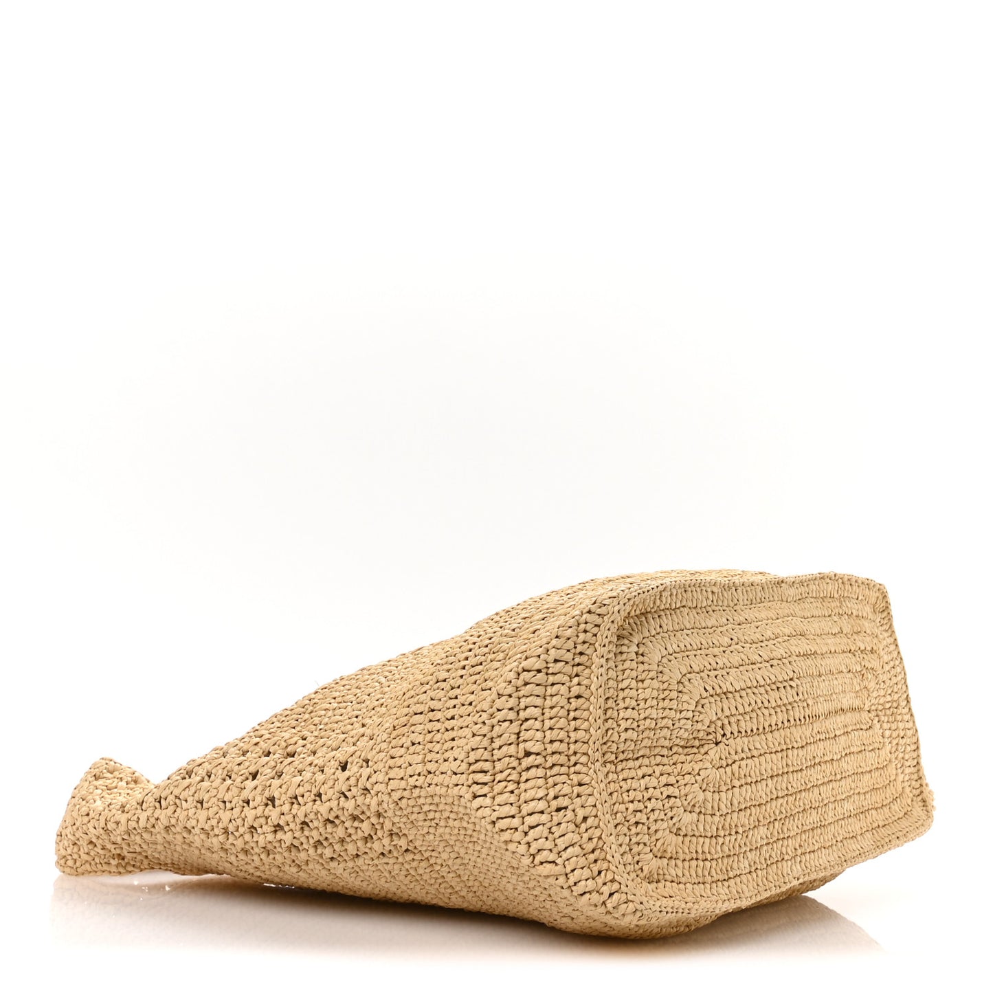 Raffia Monogram Hobo Naturale