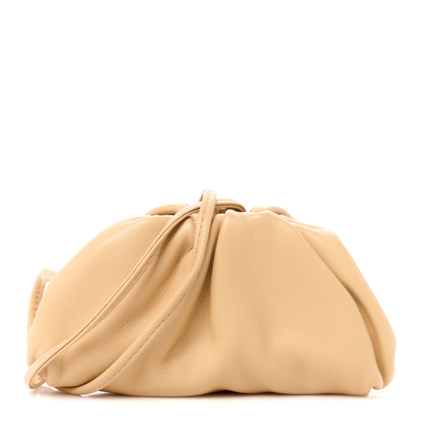 Butter Calfskin Coin Purse Almond