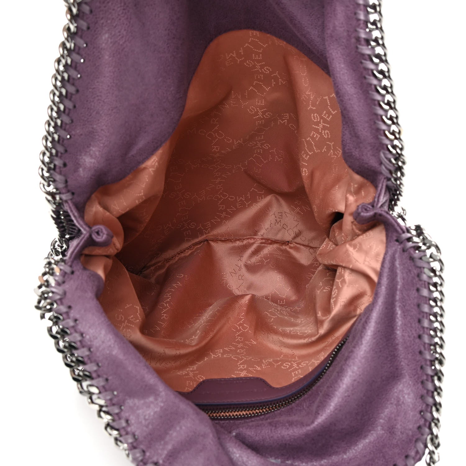 Stella McCartney Shaggy Deer Falabella Fold Over Tote Amethyst 5 of 10