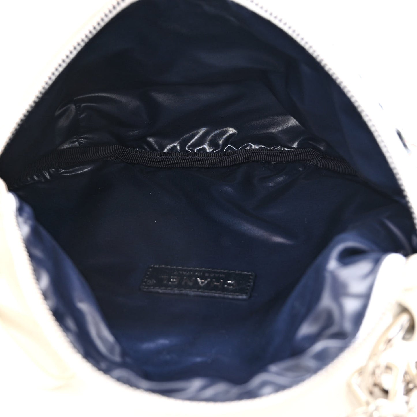 Lambskin Tweed Waist Bag Ecru Red Blue