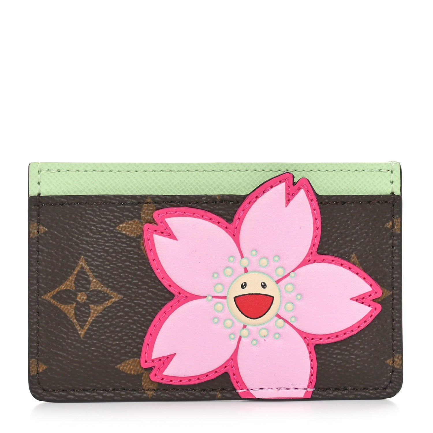 Louis Vuitton LV X TM Monogram Cherry Blossom Card Holder Sakura