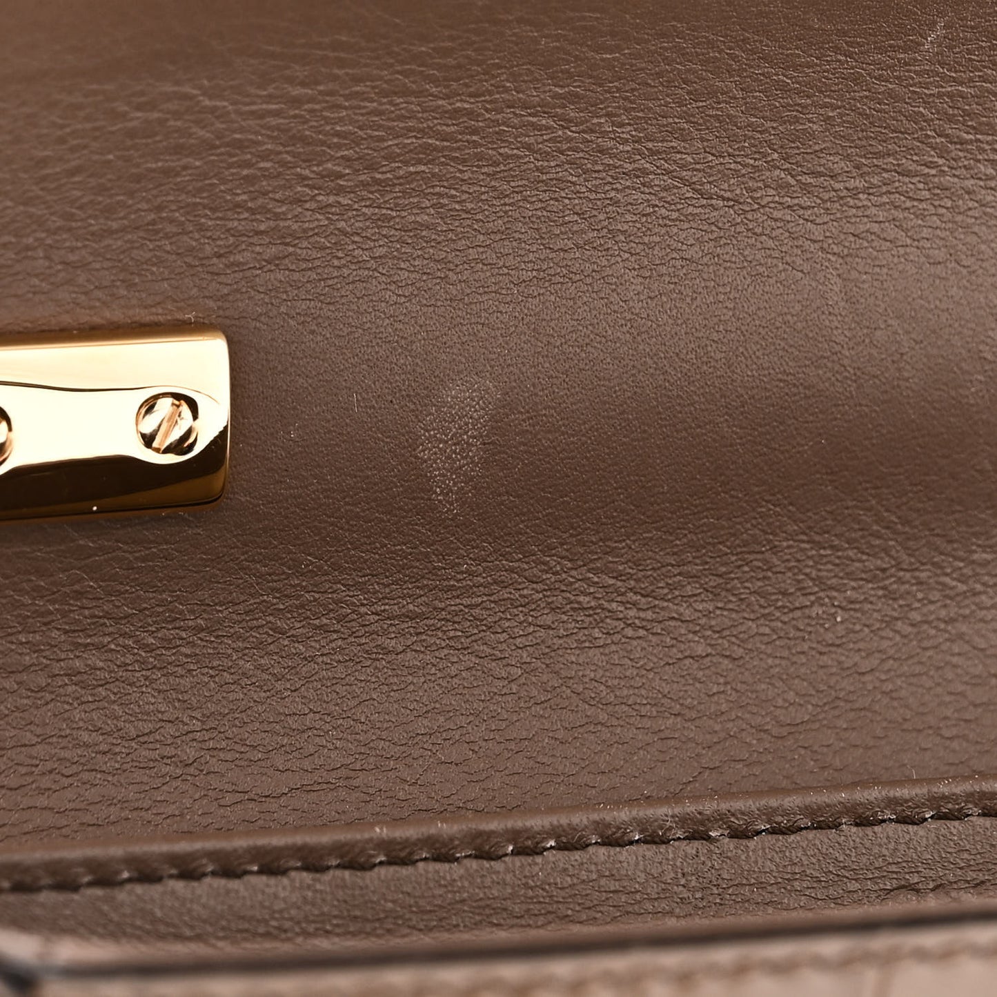Calfskin Crocodile Embossed Mini C Bag