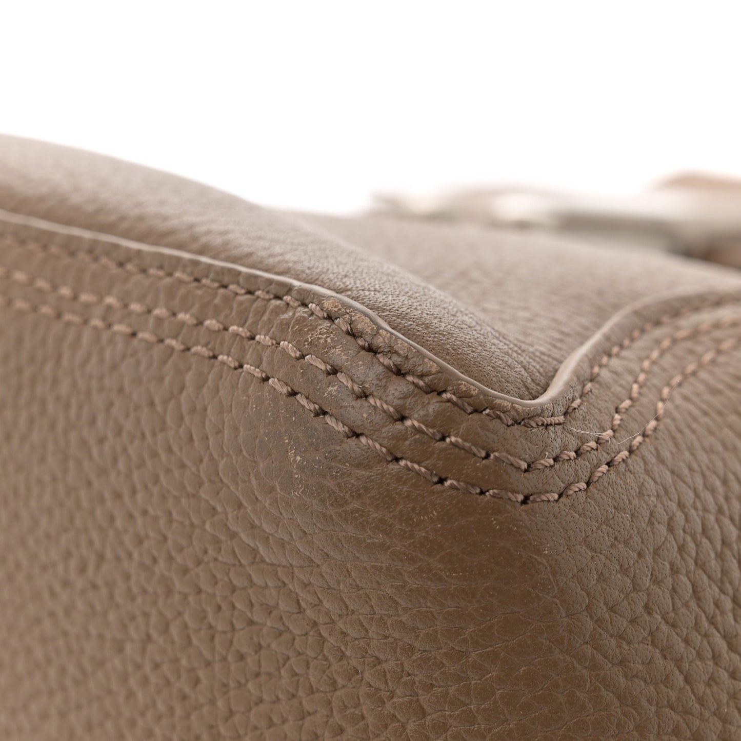 Pebbled Calfskin Pashli Backpack Mushroom