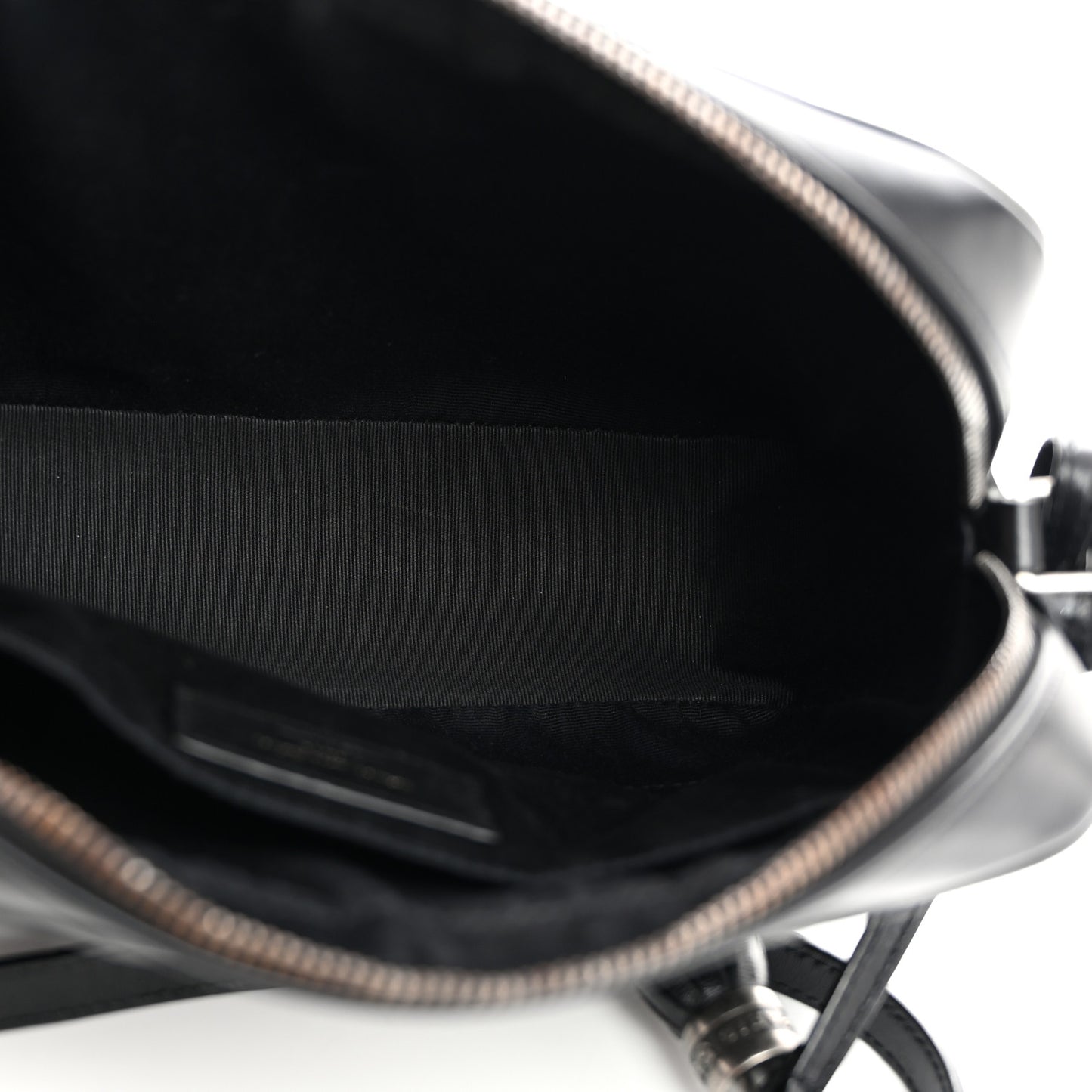 Calfskin Matelasse Monogram Lou Camera Bag Black