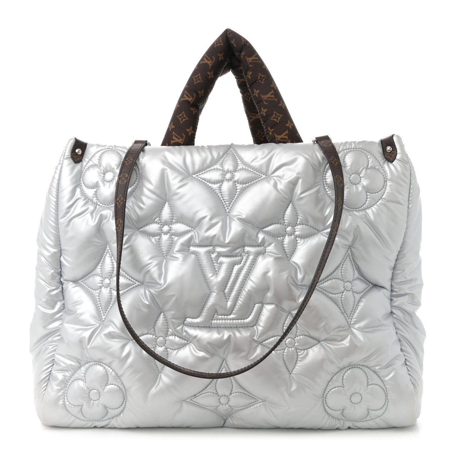 Louis Vuitton Econyl Monogram Pillow Giant Onthego GM Silver 1 of 10
