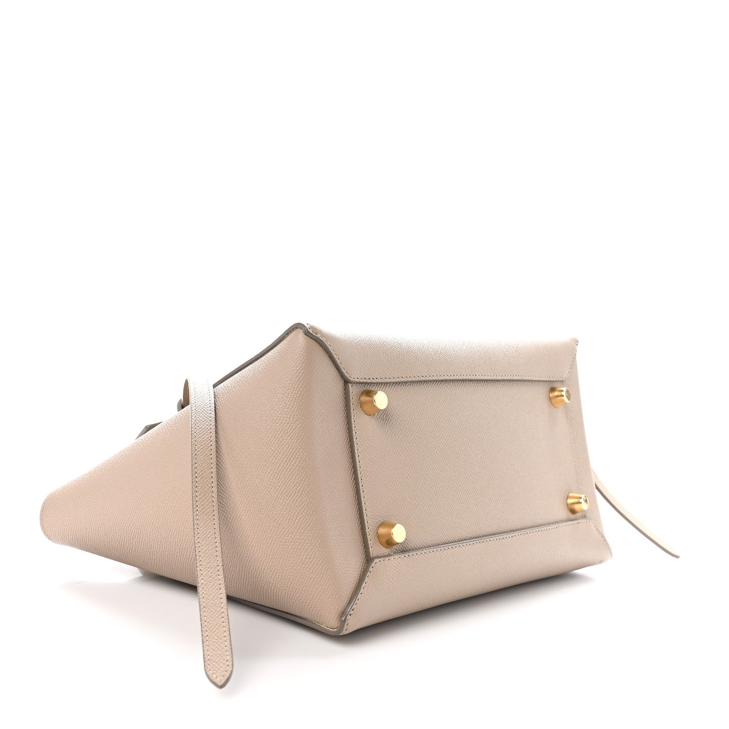 Grained Calfskin Mini Belt Bag Light Taupe