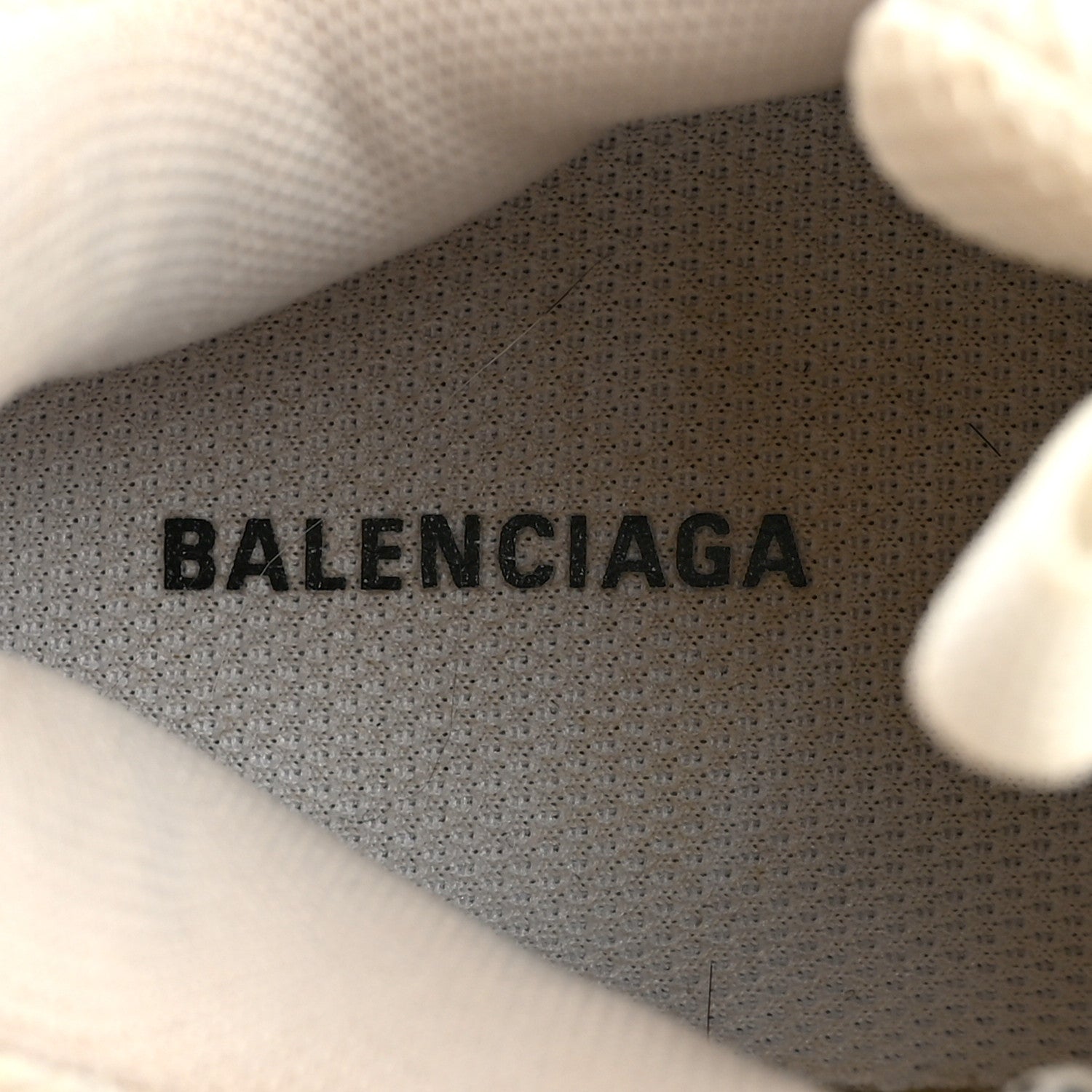 Balenciaga Fabric Mesh Womens Triple S Sneakers 36 White 9 of 13