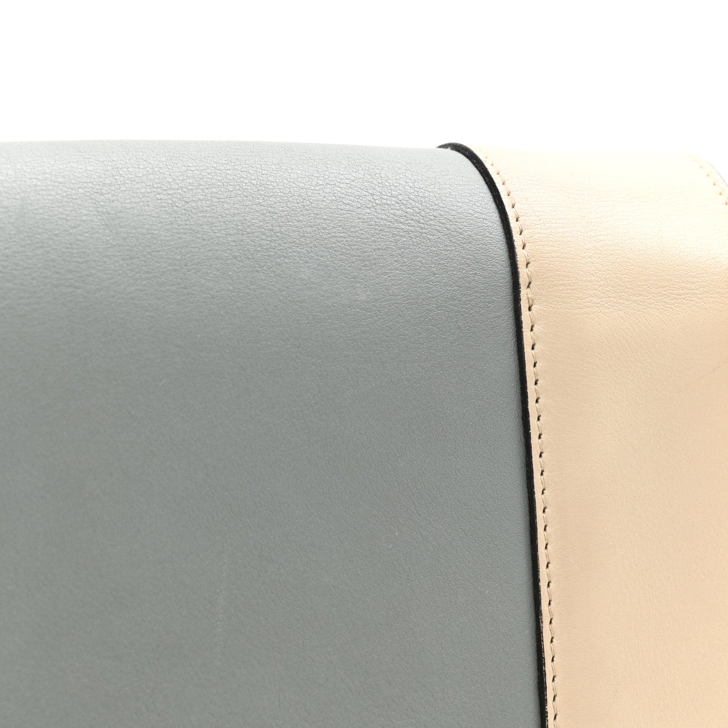 Celine Shiny Smooth Calfskin Medium Frame Shoulder Bag Grege Storm 14 of 19