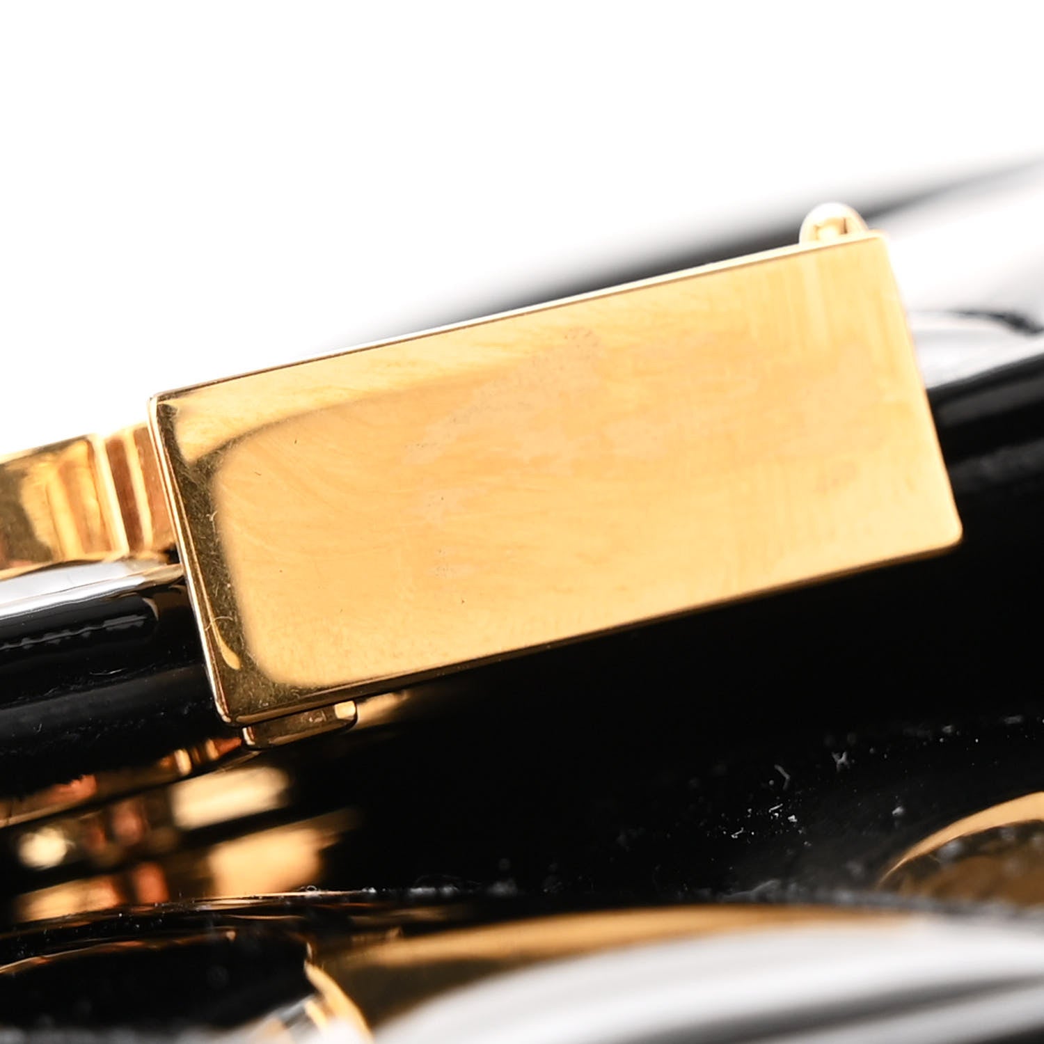 Saint Laurent Patent Calfskin Matelasse Monogram Medium Vicky Chain Bag Black 11 of 14