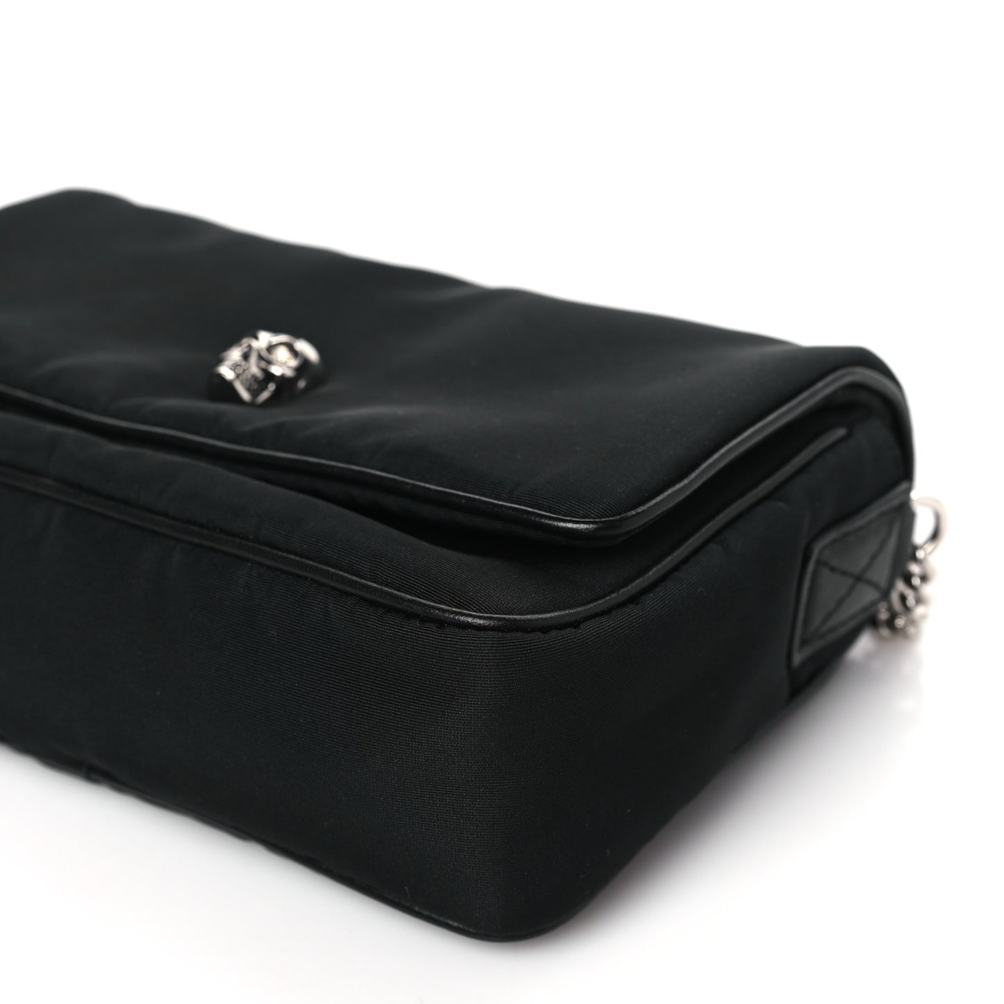 Nylon Skull Small Crossbody Bag Black