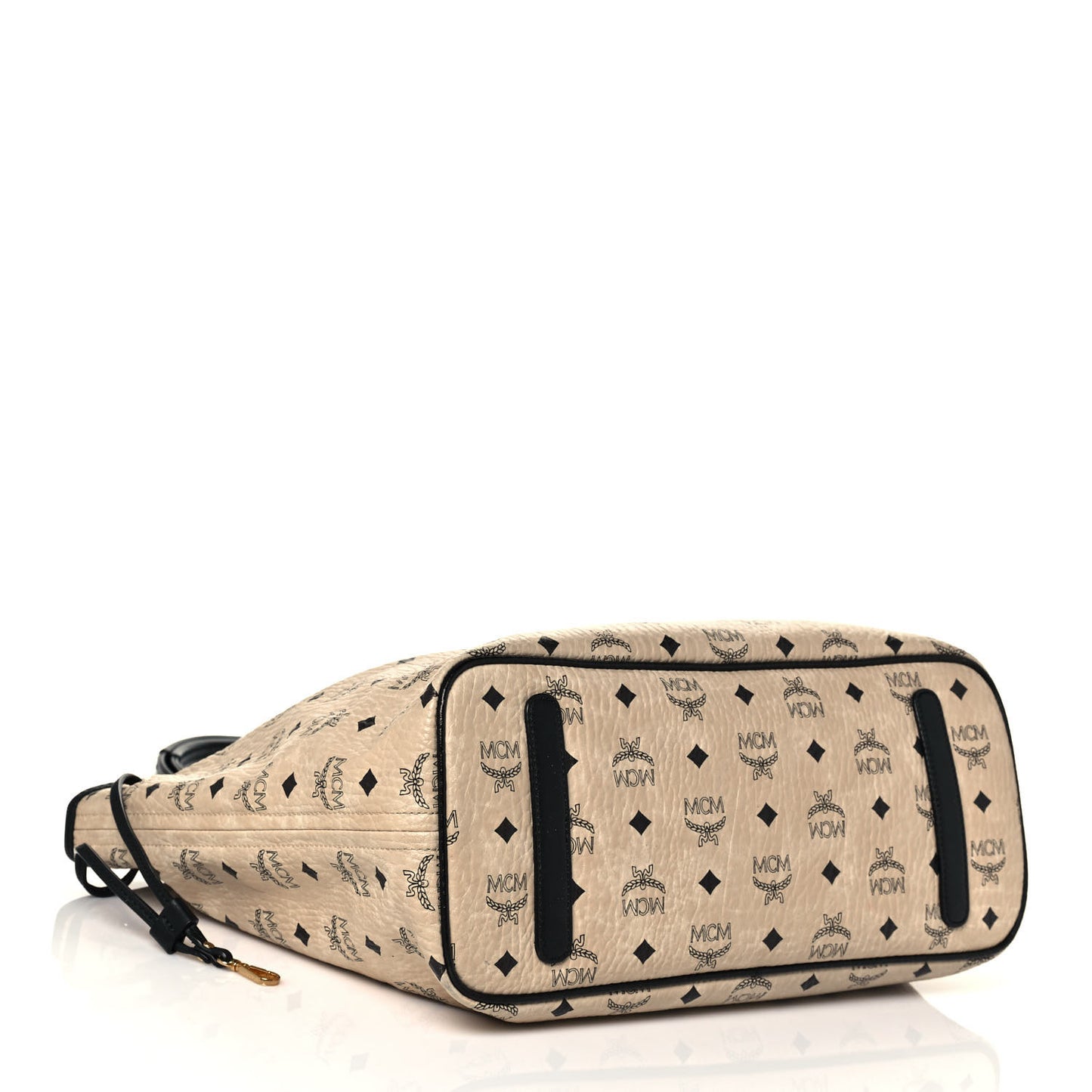 Visetos Large Reversible Shopper Tote Beige