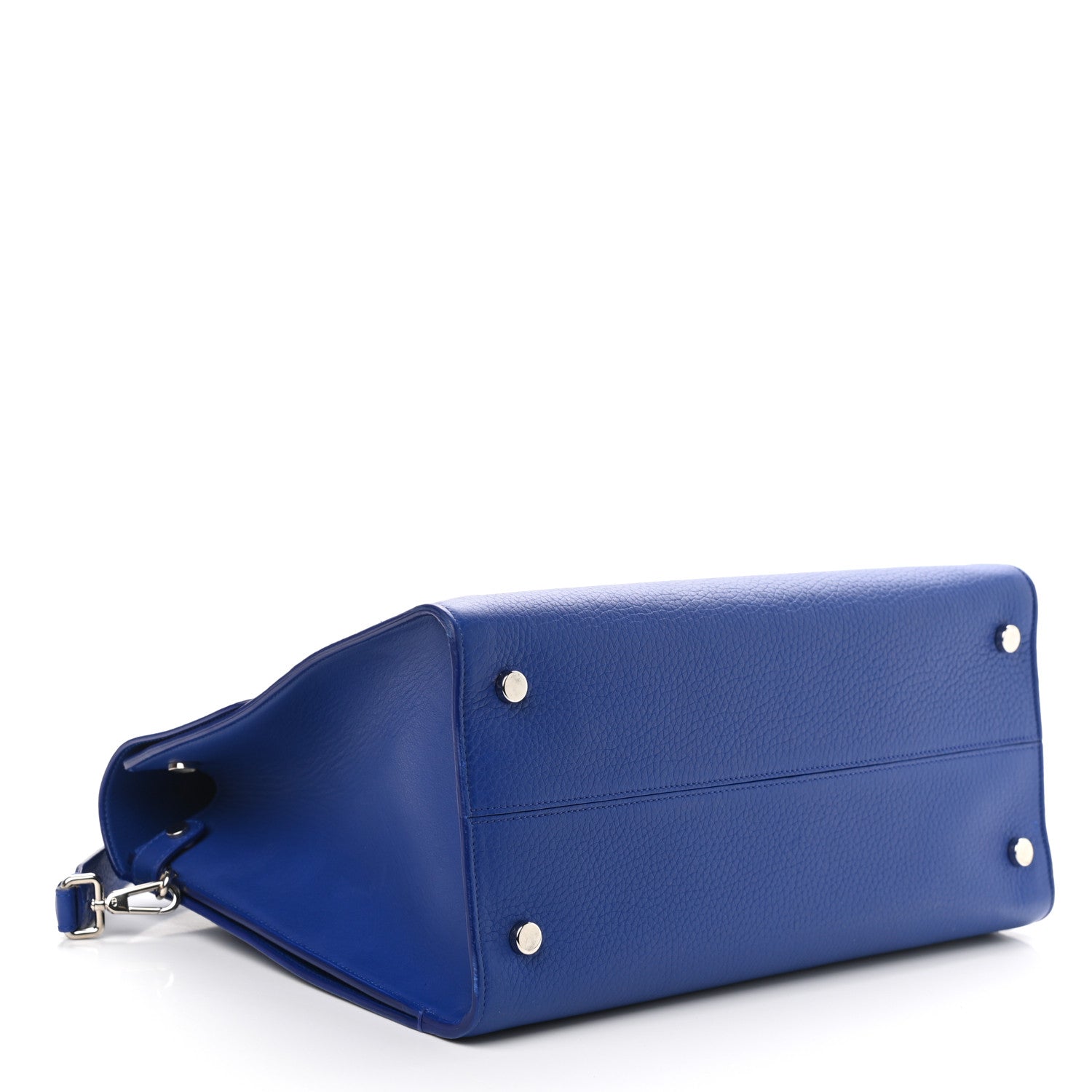 Christian Dior Calfskin Large Diorever Flap Blue 3 of 11