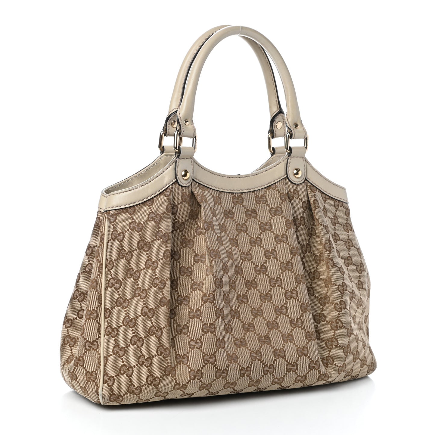 Monogram Medium Sukey Tote Off White