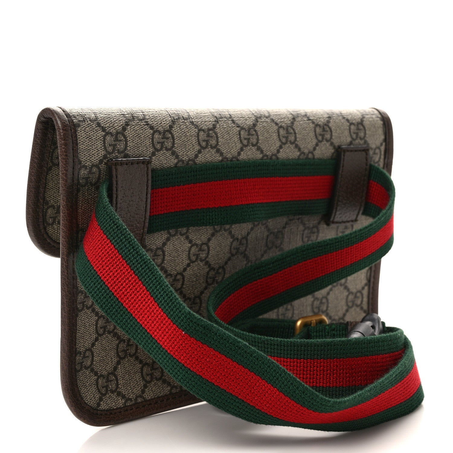 Gucci GG Supreme Monogram Neo Vintage Web Belt Bag Brown 3 of 9