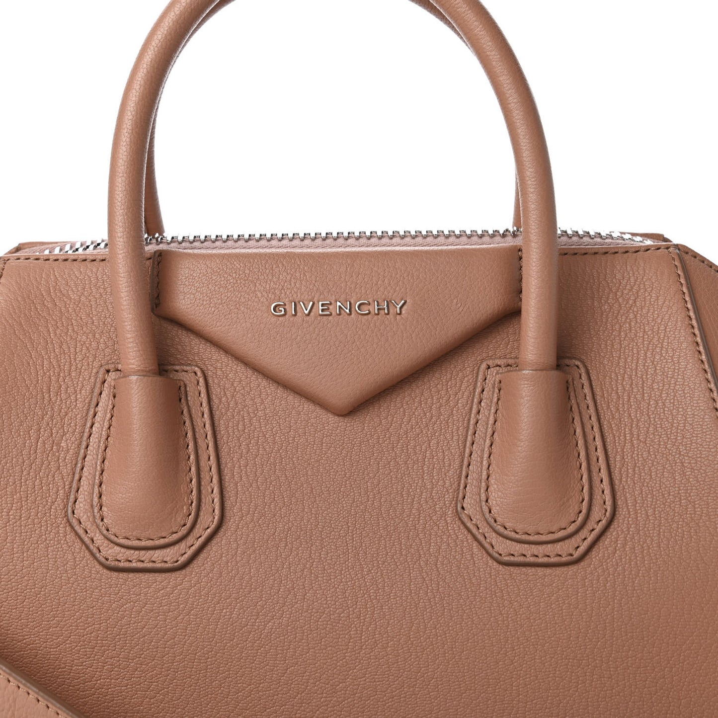 Sugar Goatskin Small Antigona Old Pink