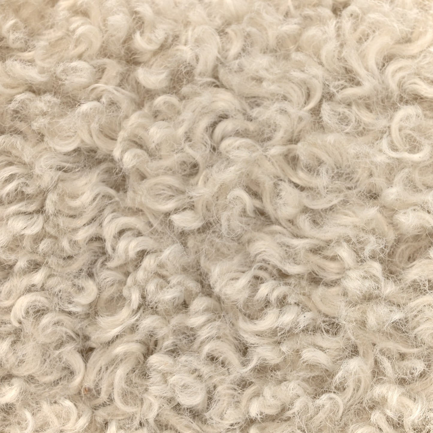 Faux Fur Fluffy Hourglass XS Top Handle Bag Beige
