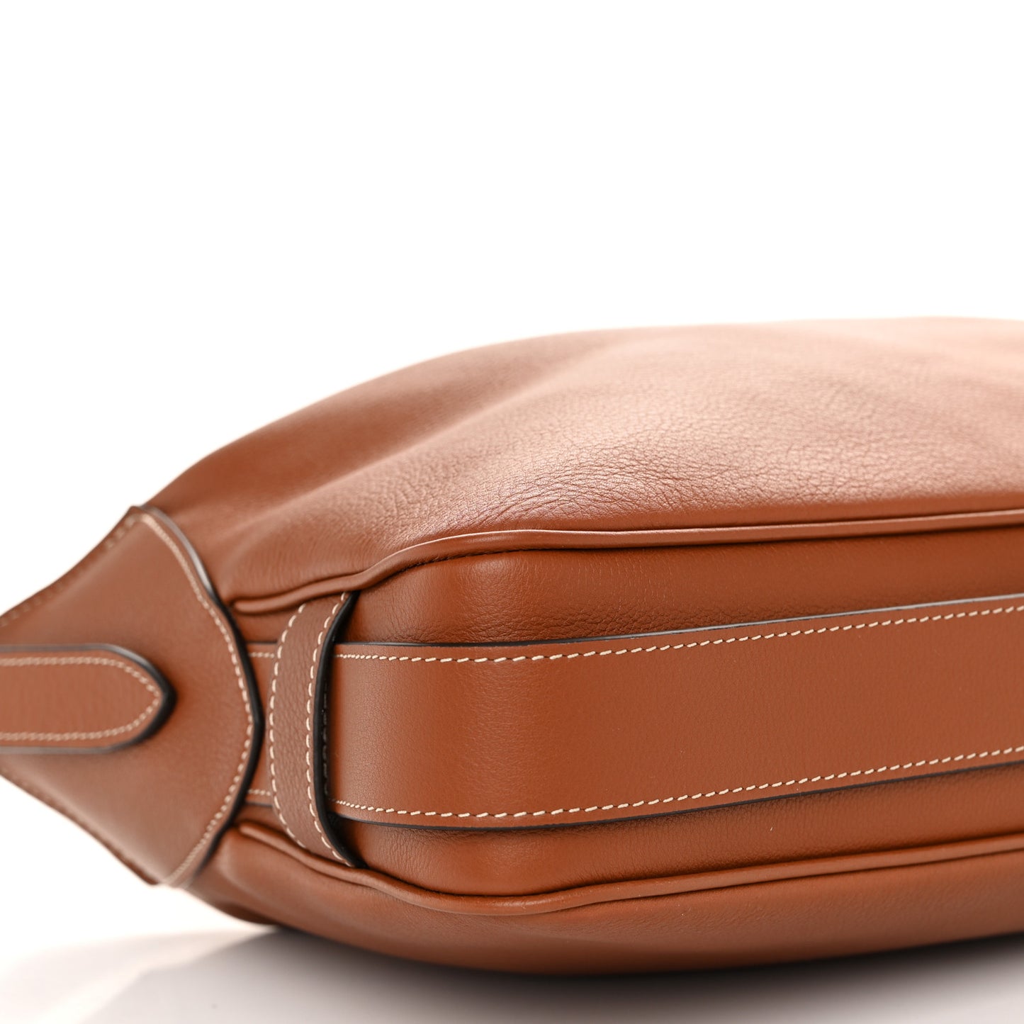 Supple Calfskin Medium Romy Shoulder Bag Tan