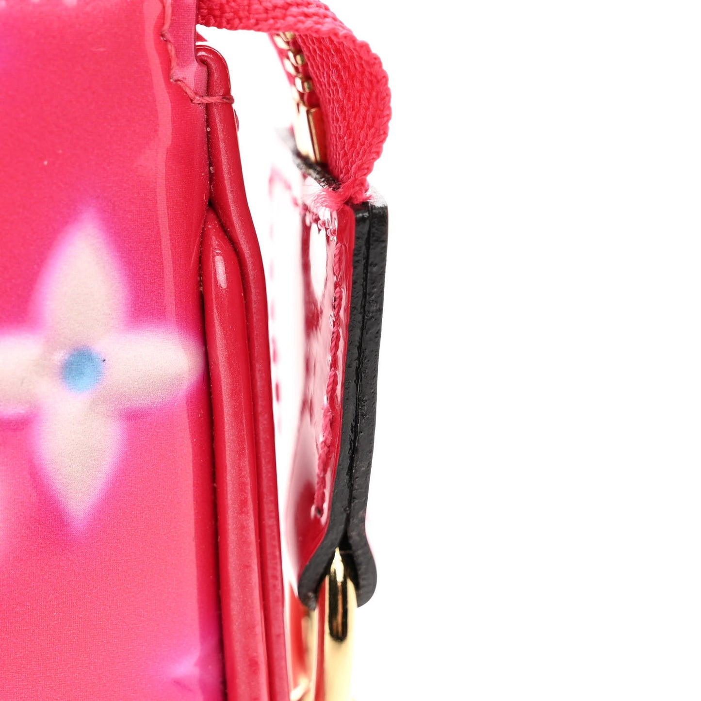 Vernis Valentine Mini Pochette Accessories Fuchsia Neon
