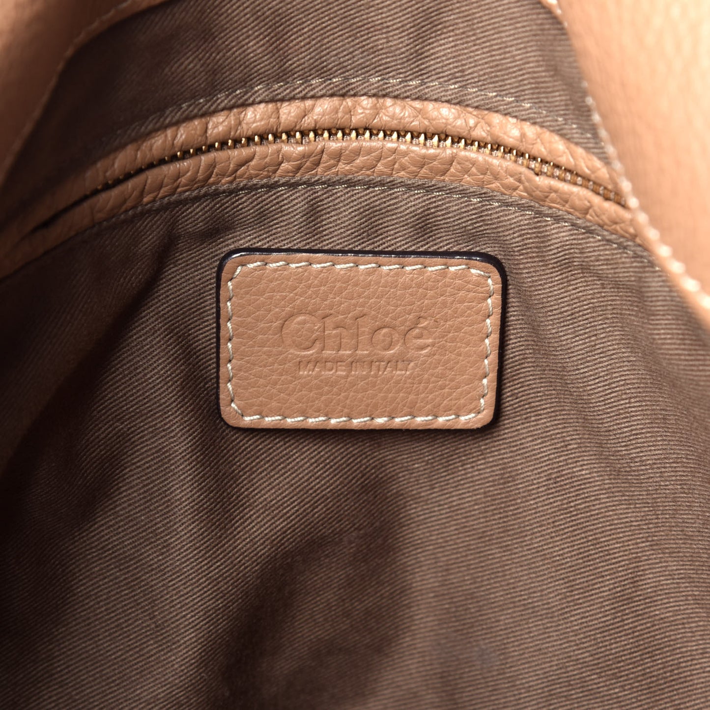 Calfskin Large New Marcie Tote Nut