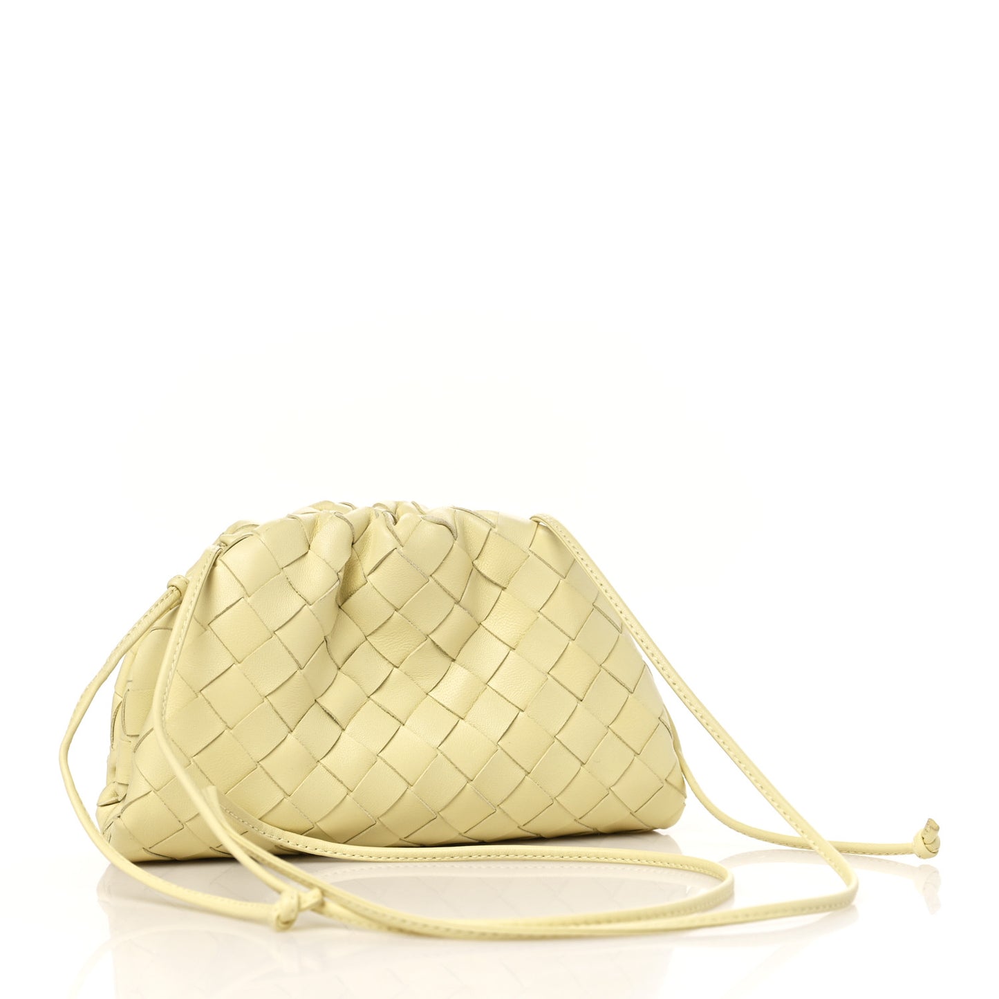 Nappa Intrecciato The Mini Pouch Ice Cream
