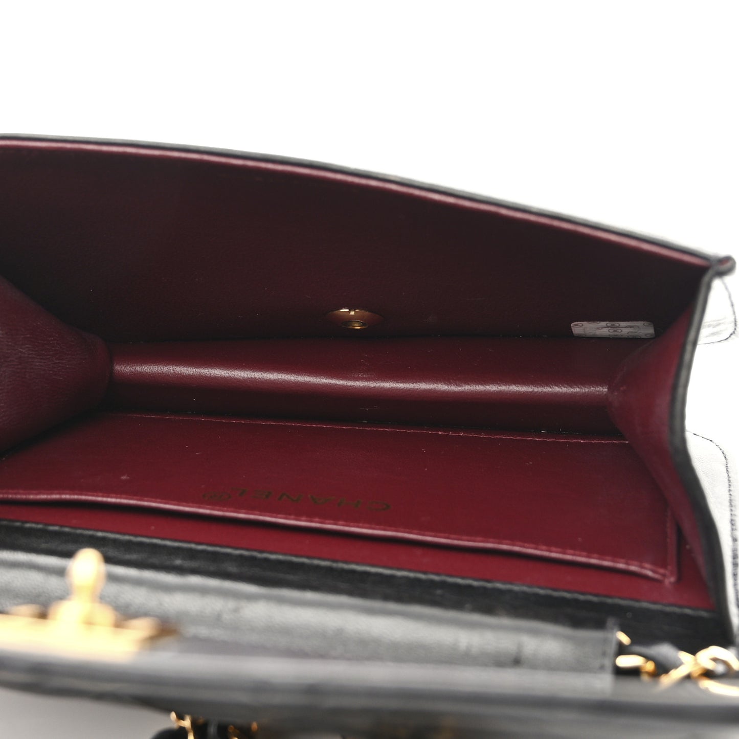 Lambskin Quilted Small Single Flap Bag Black