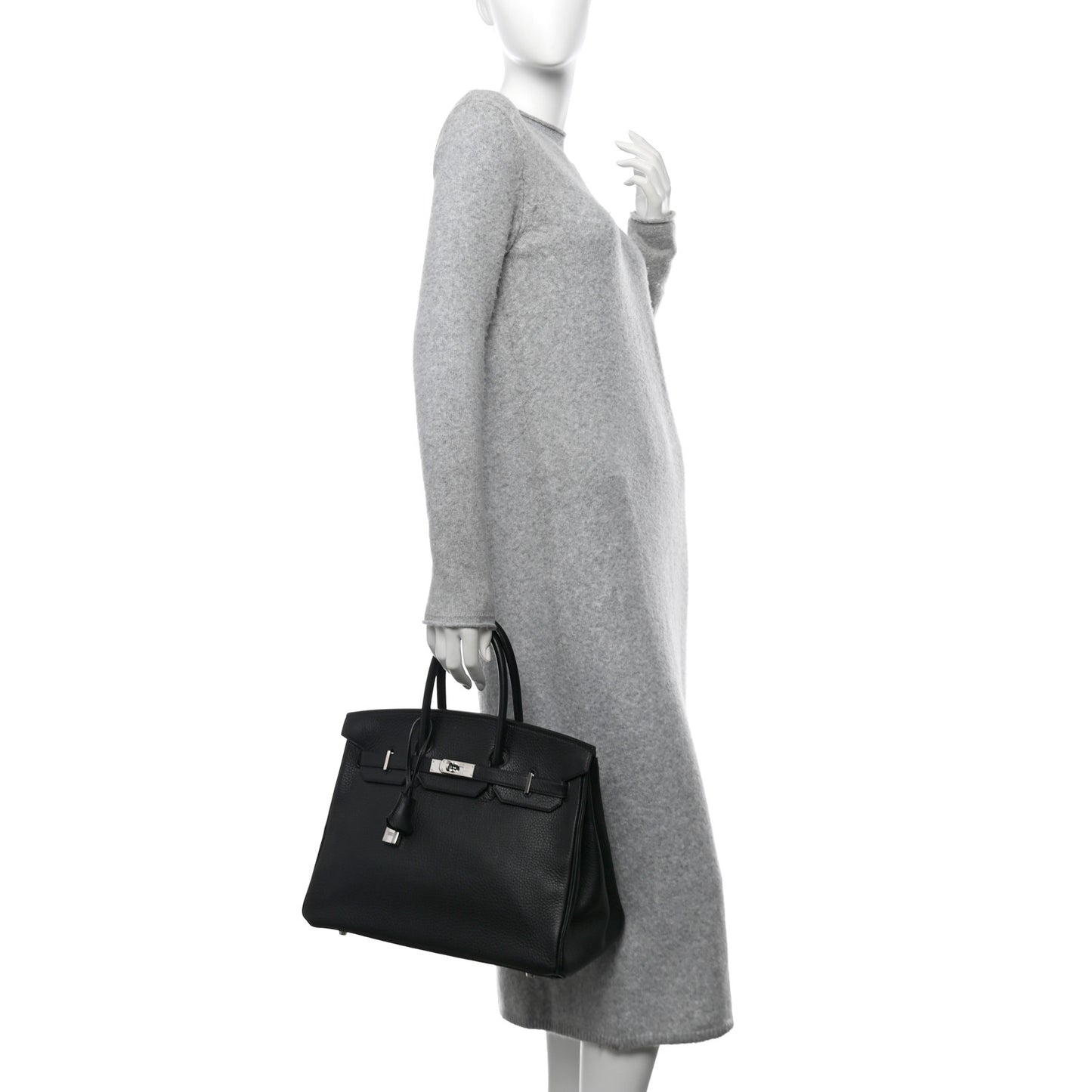 Taurillon Clemence Birkin 35 Black