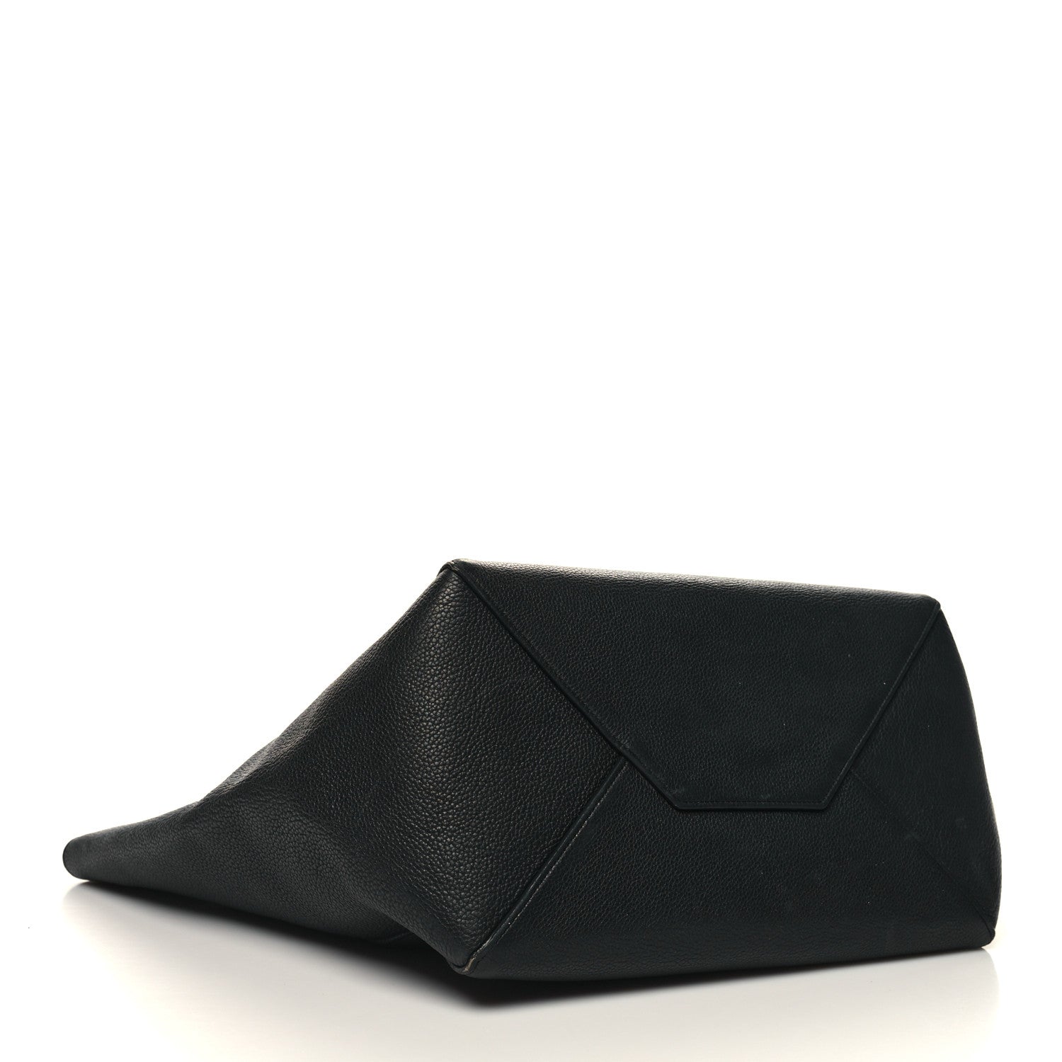Celine Soft Grained Calfskin Small Belt Cabas Phantom Black 4 of 14