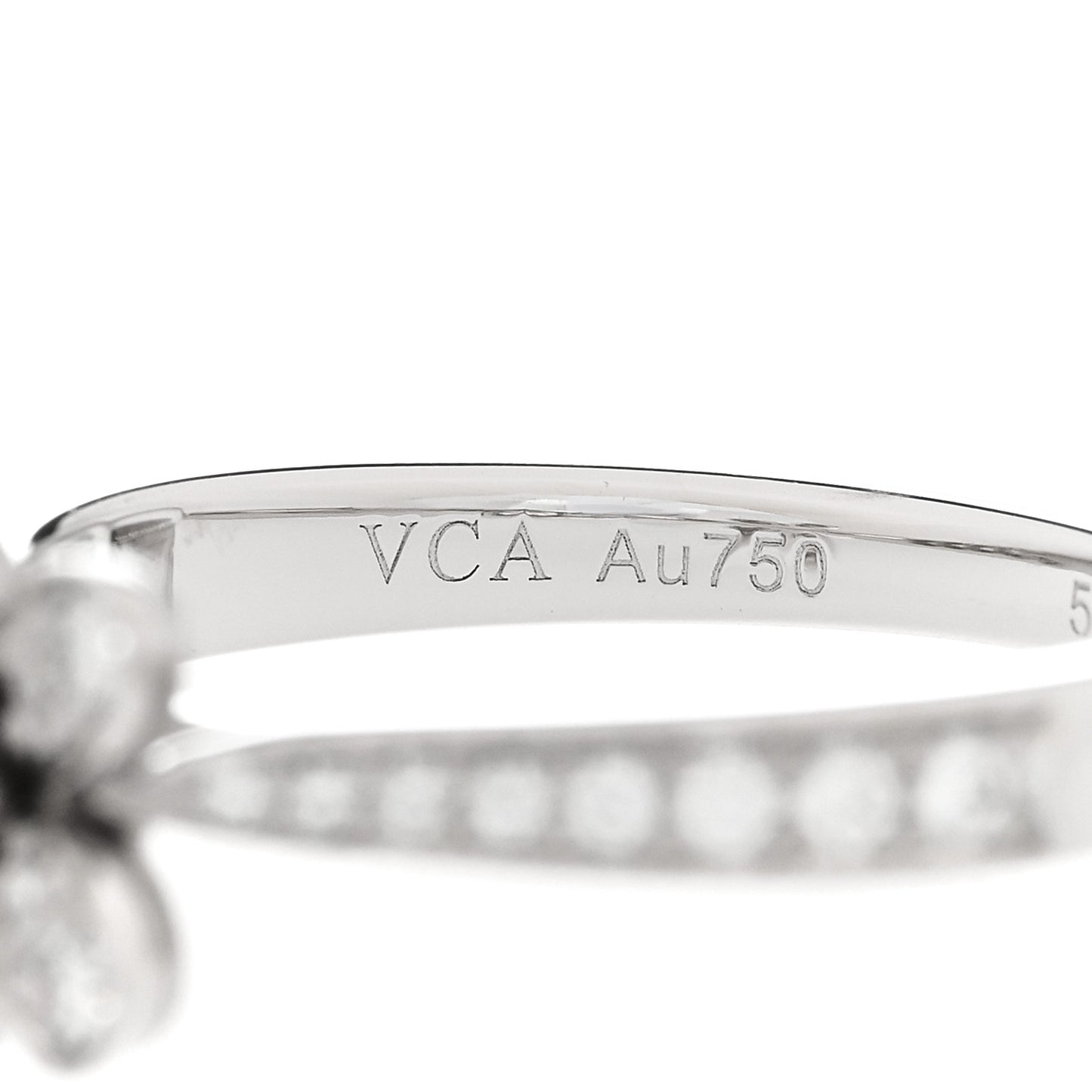 18K White Gold Diamond Socrate Ring 52 6