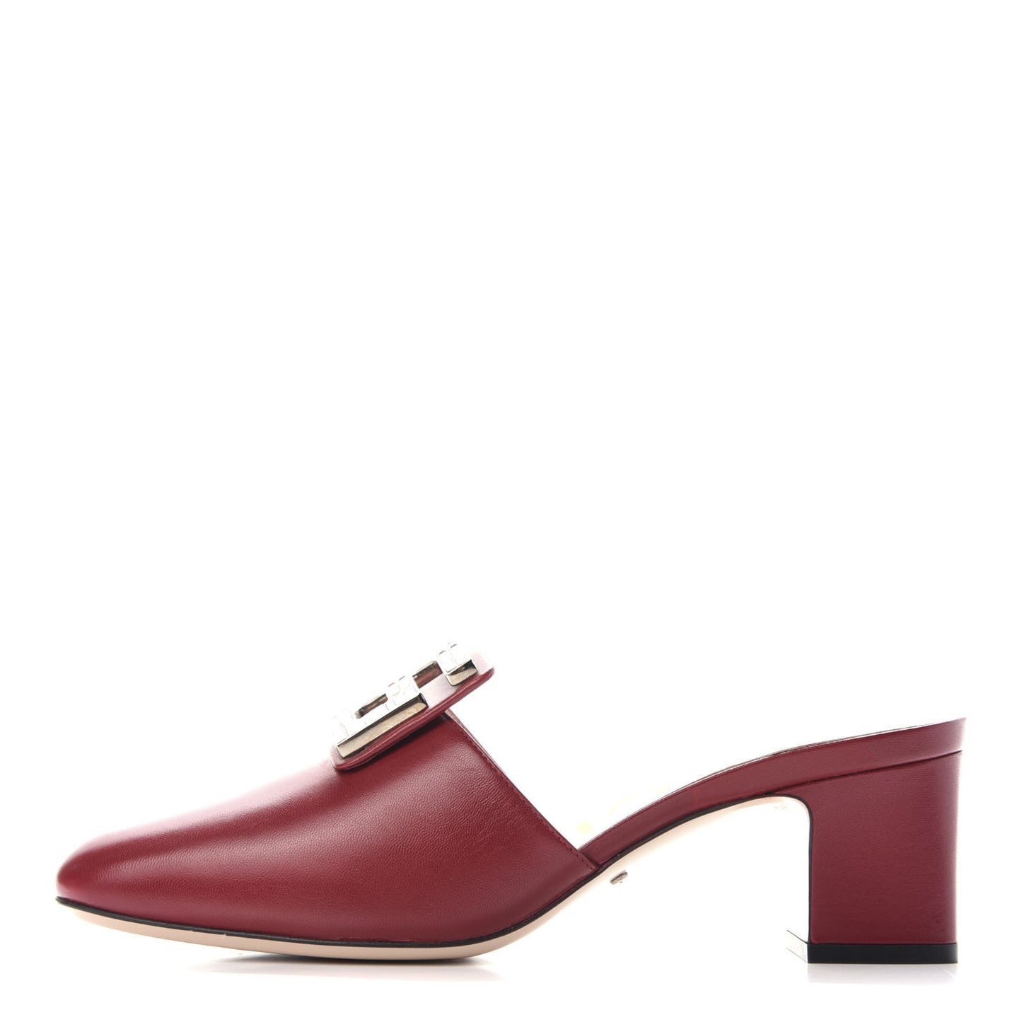 Malaga Kid Crystal Square G Madelyn Mules 38.5 Romantic Cerise