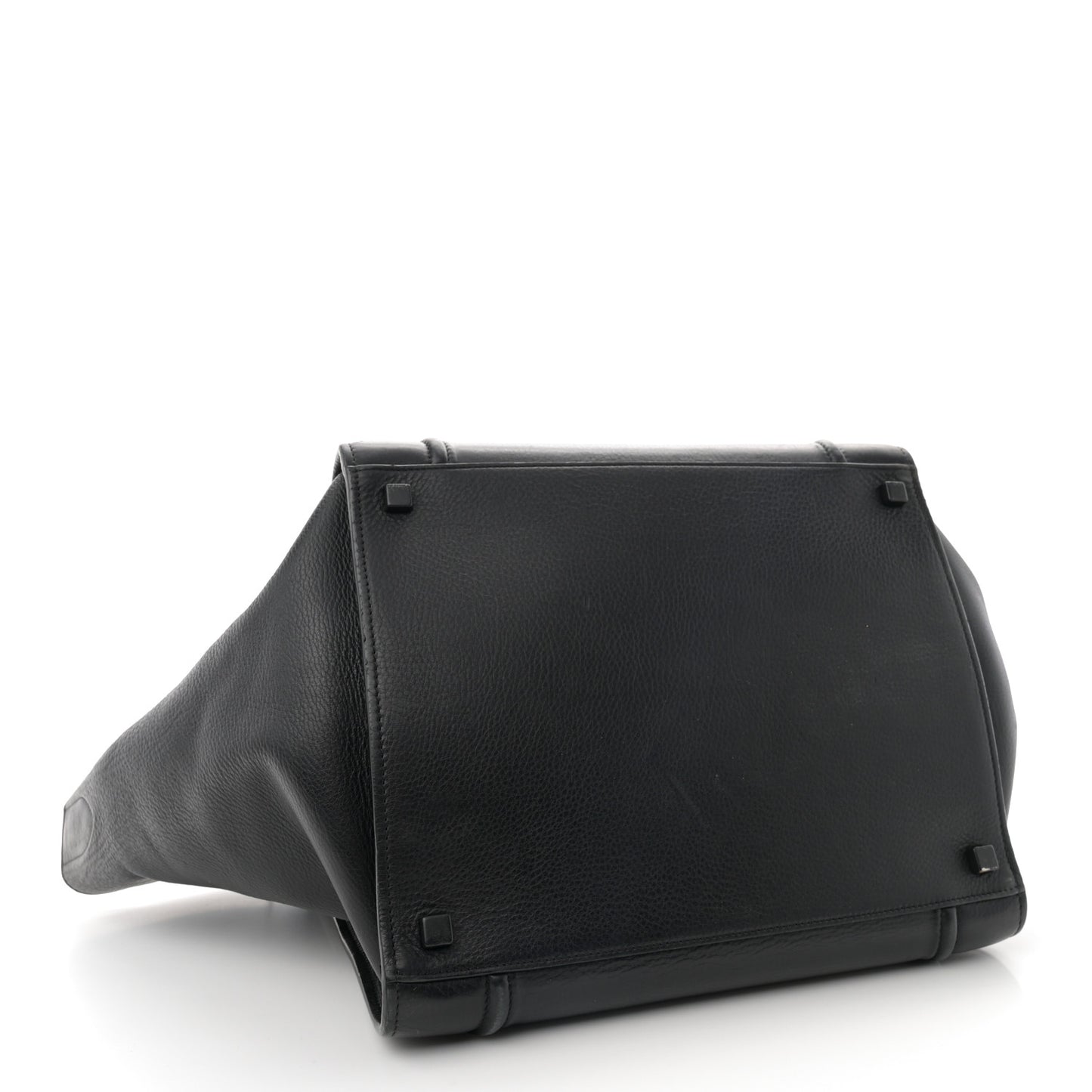 Supple Calfskin Medium Phantom Luggage Black