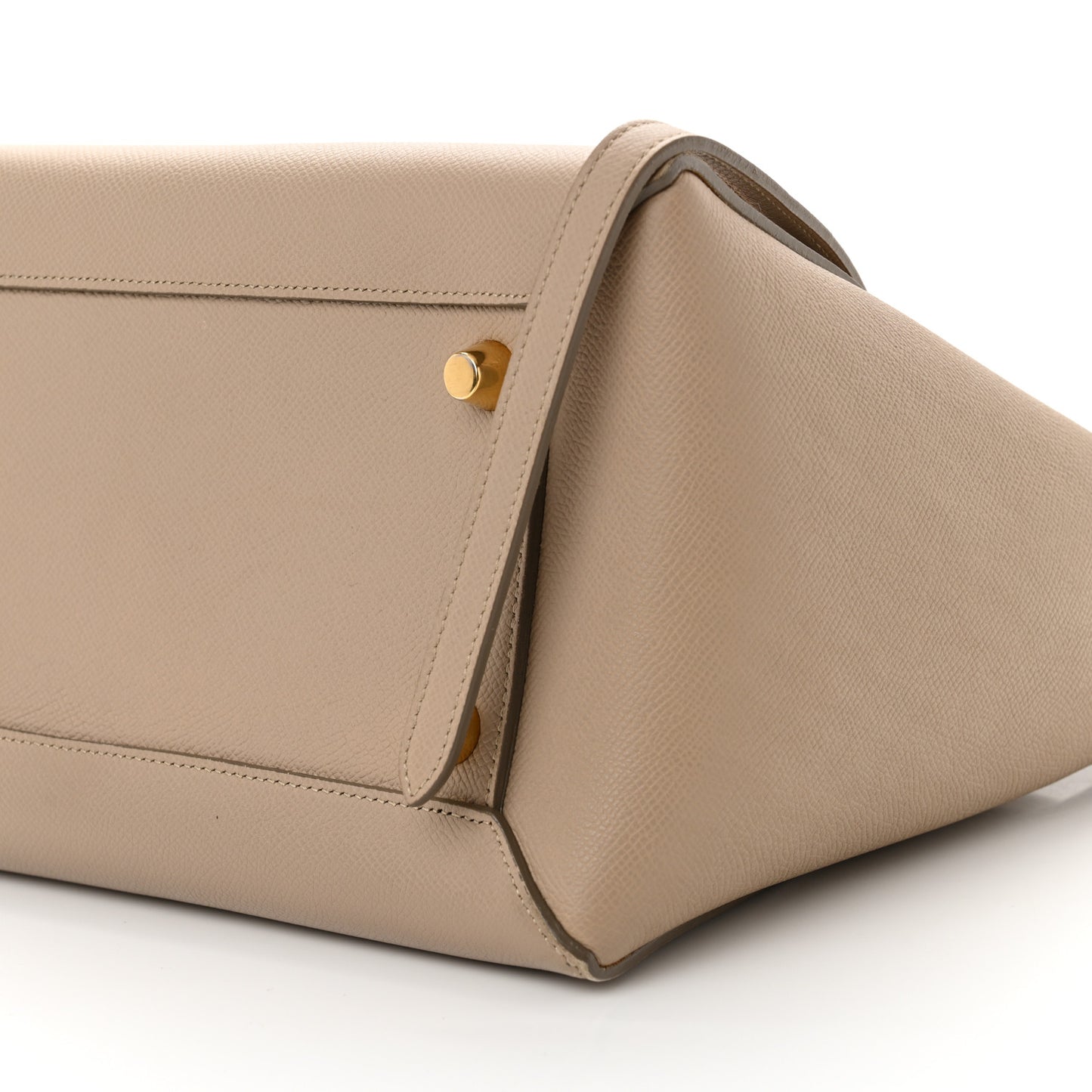Grained Calfskin Mini Belt Bag Light Taupe