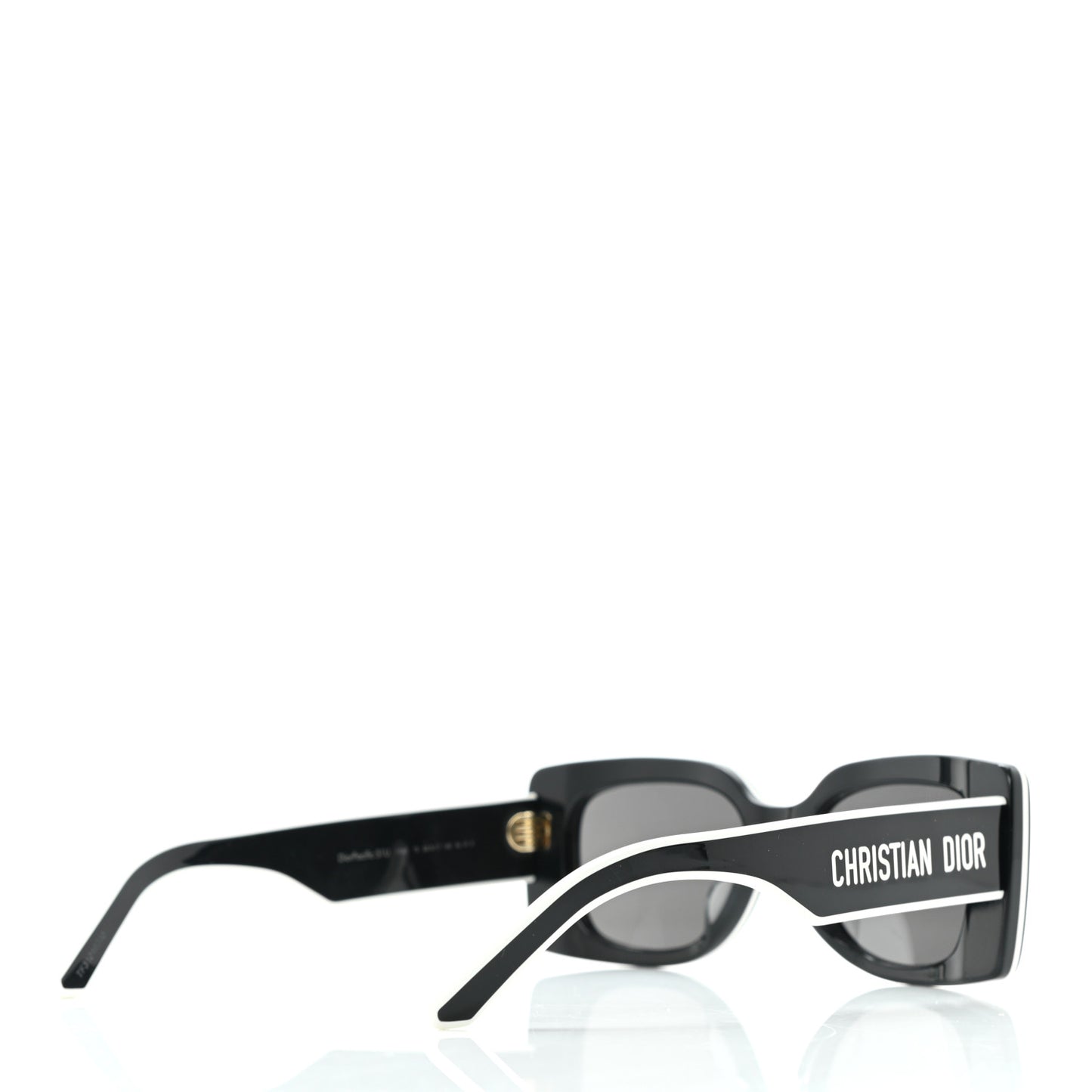 Diorpacific S1U Square Sunglasses Black