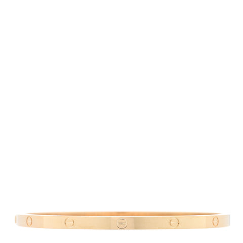 18K Yellow Gold Small LOVE Bracelet 17