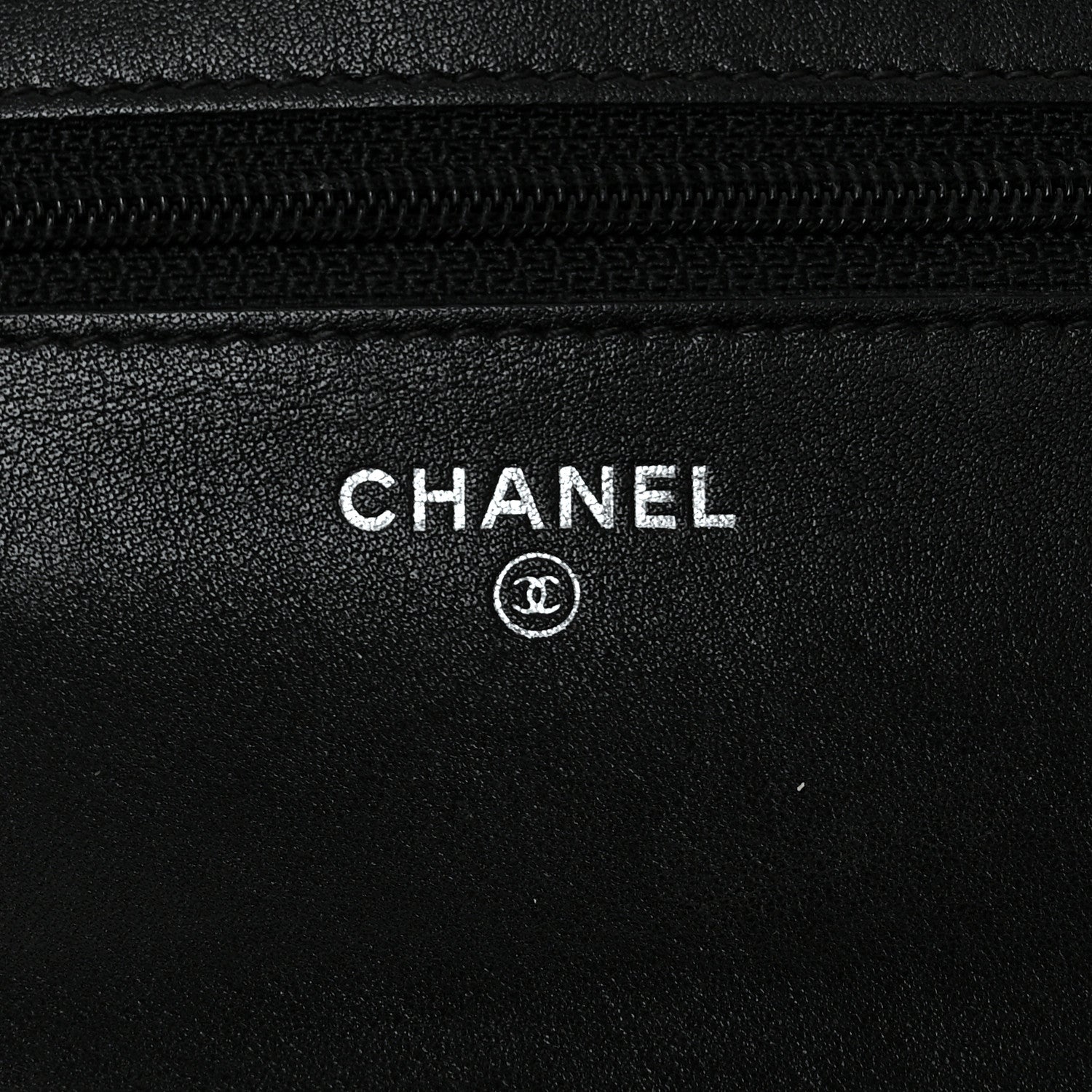Chanel Caviar Sevruga Wallet on Chain WOC Black 6 of 14
