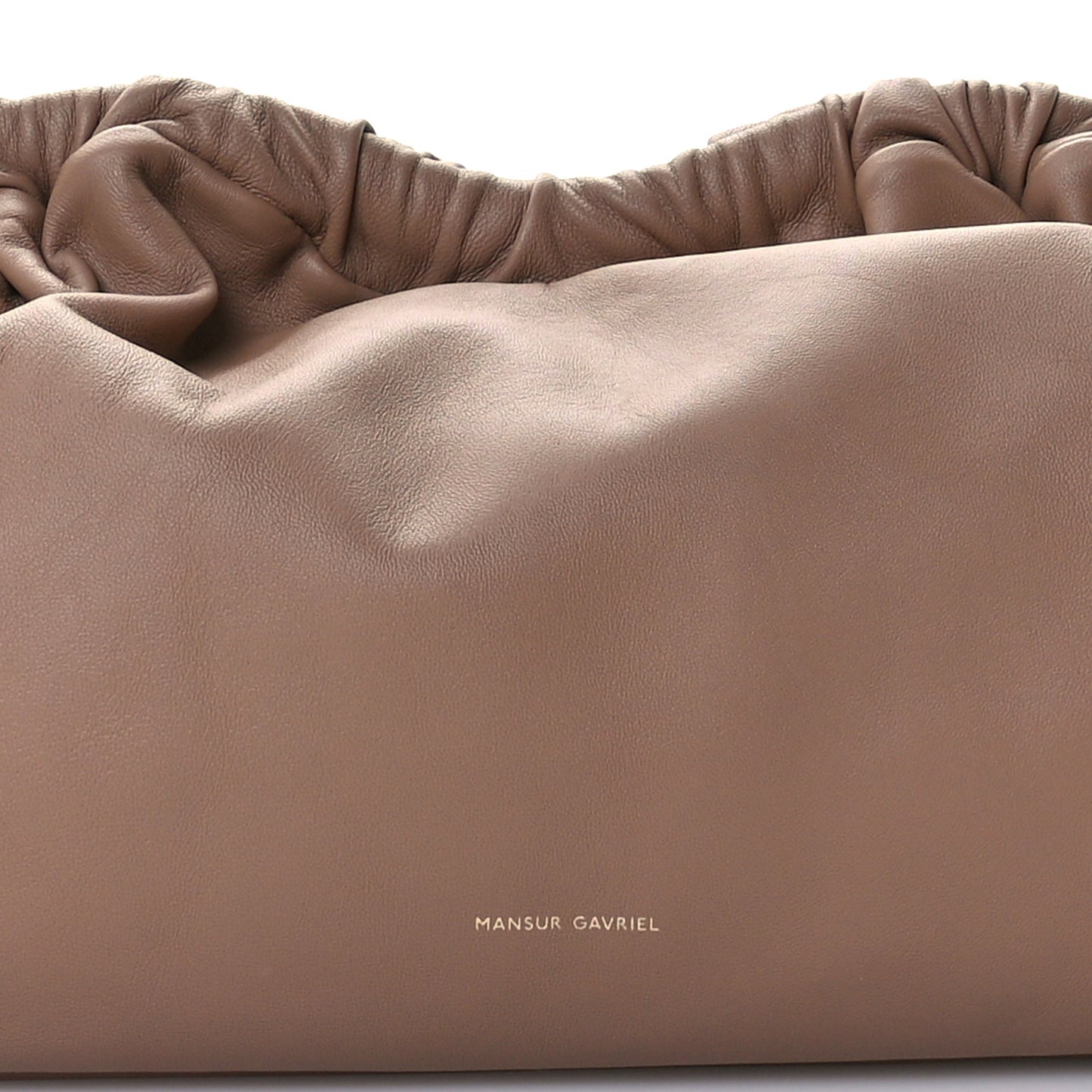 Lambskin Cloud Clutch Biscotto