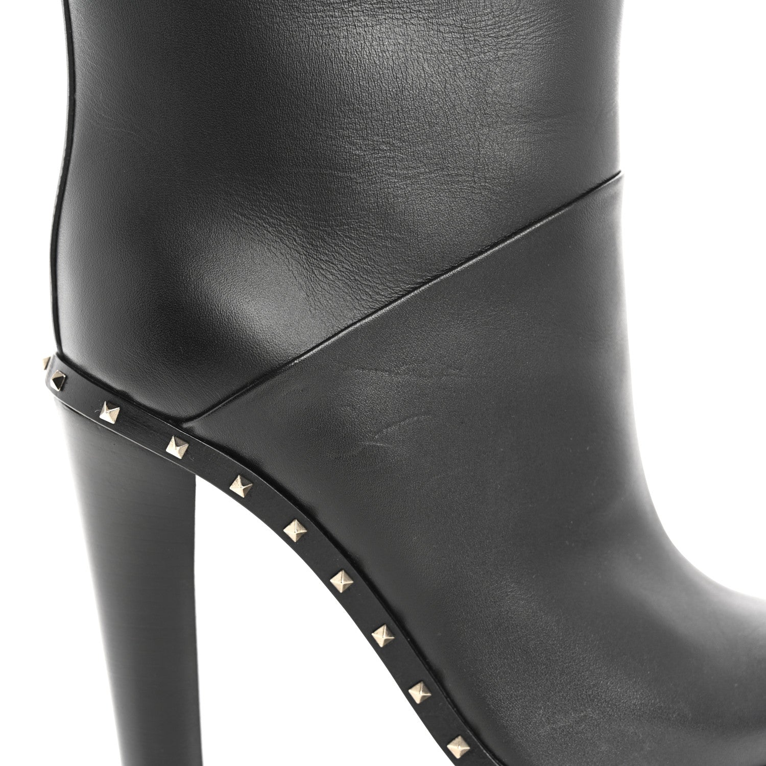 Valentino Garavani Nappa Soul Rockstud Boots 37 Black 9 of 9