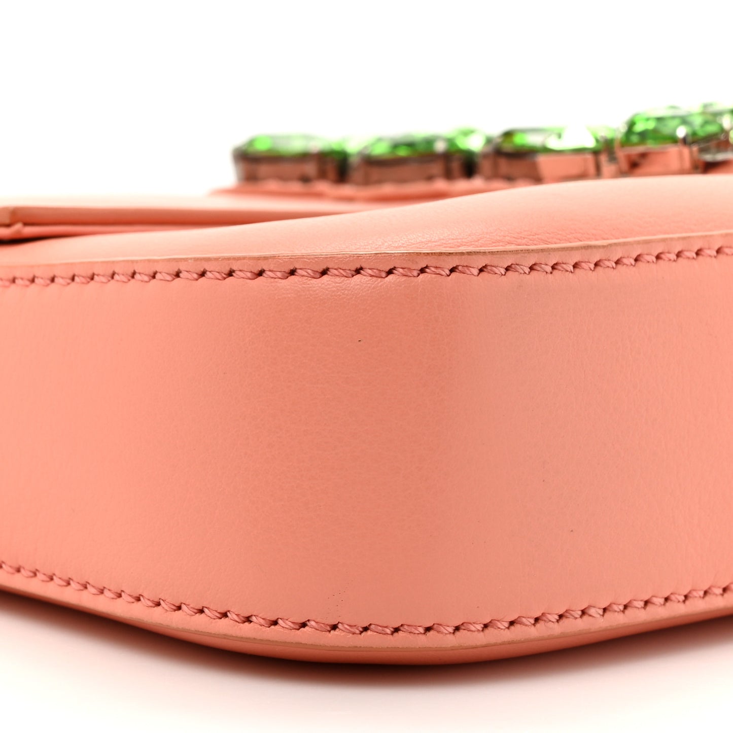 Vitello Flamingo Crystal Baguette Rosa Pesca