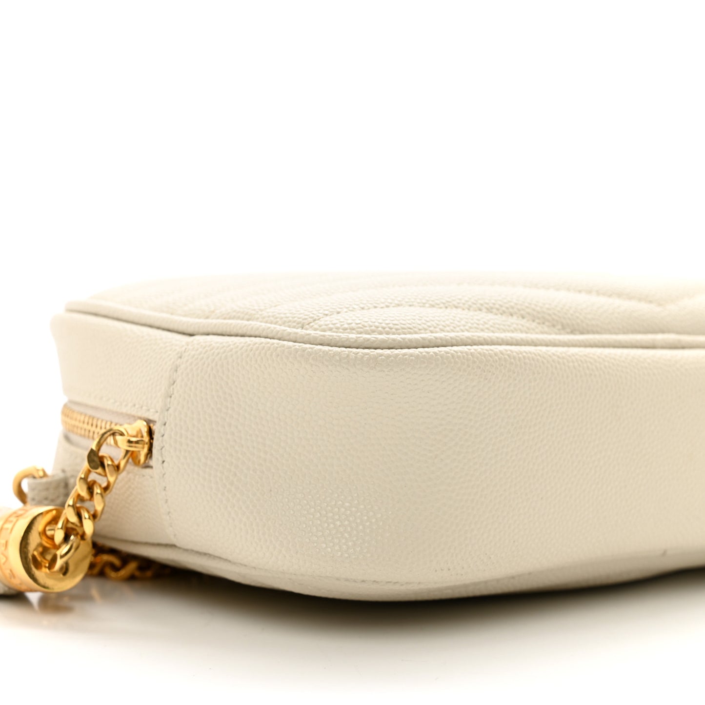 Grain De Poudre Matelasse Monogram Mini Lou Camera Bag Crema Soft