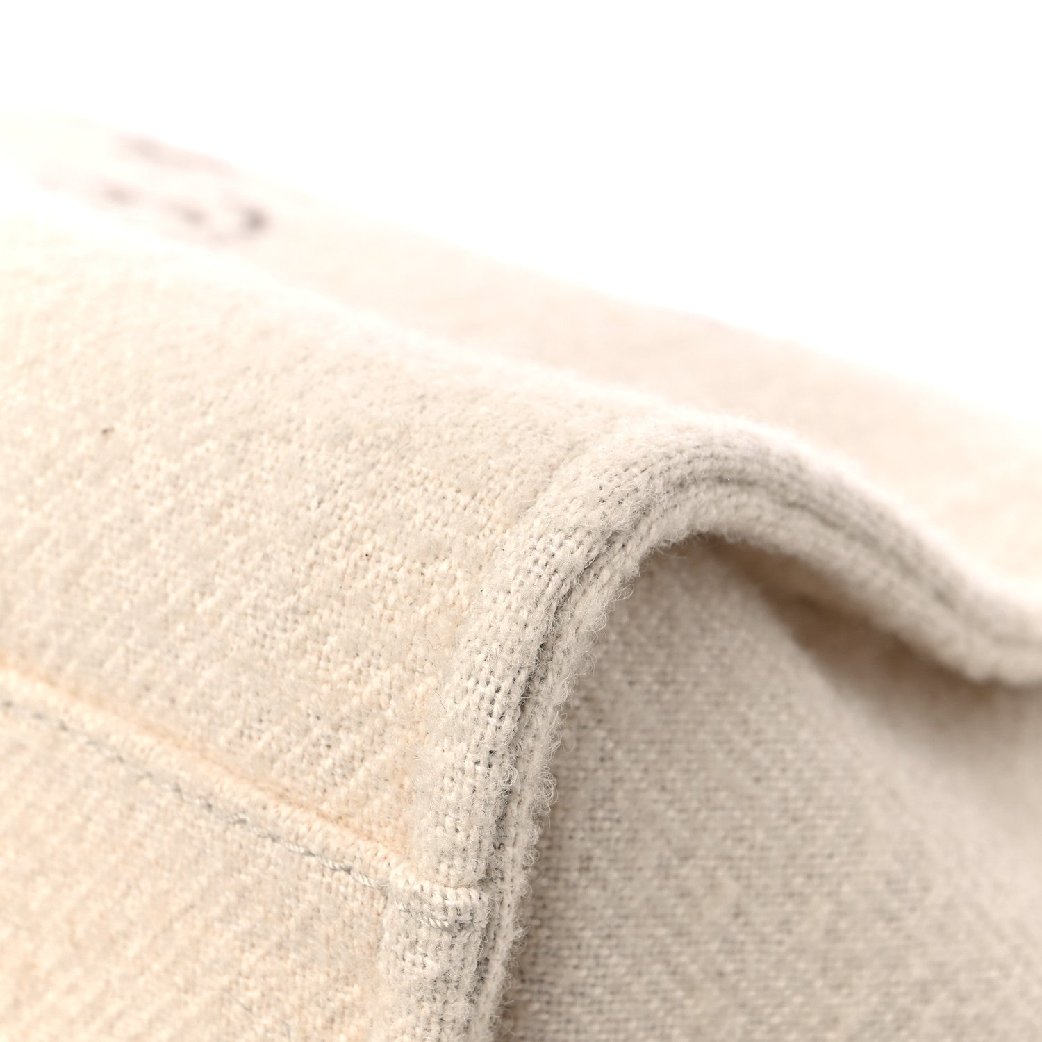 Chanel Wool Deauville Medium Tote Beige 8 of 11