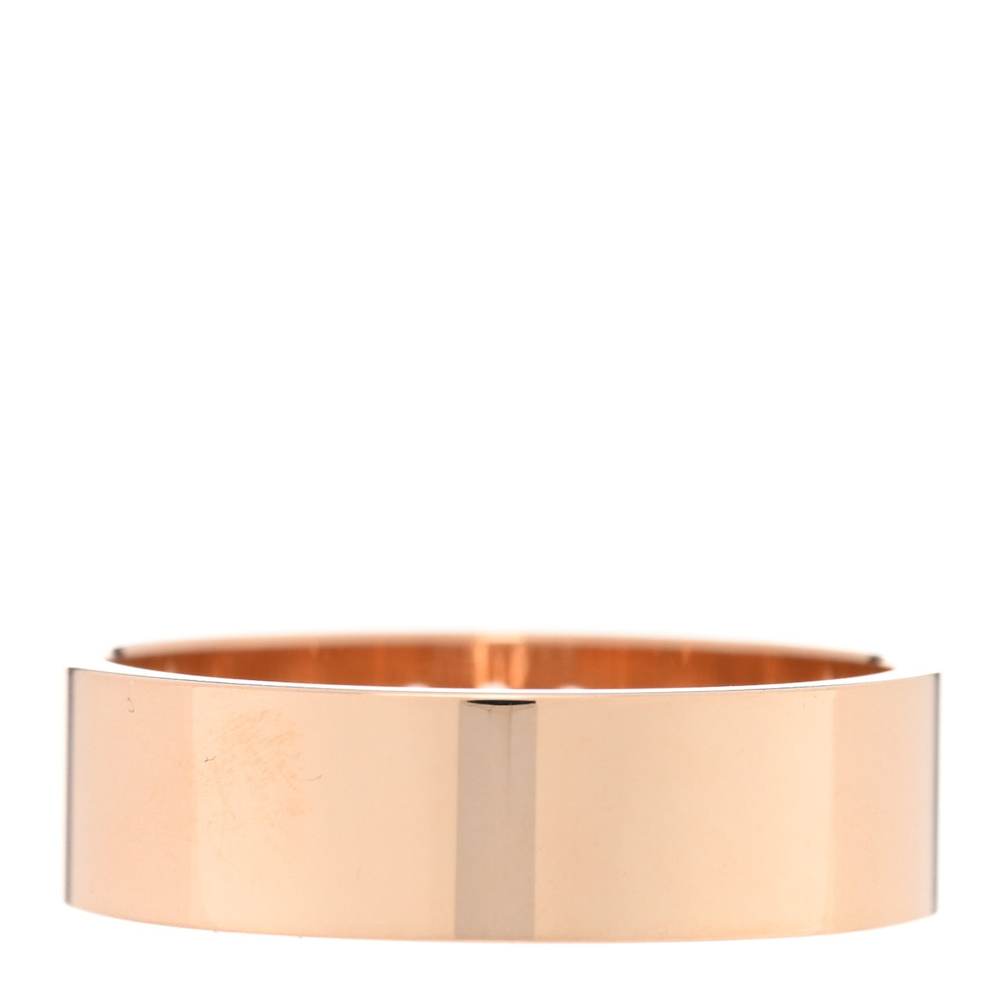 18K Rose Gold Diamond PM H D'Ancre Ring 55 7.25
