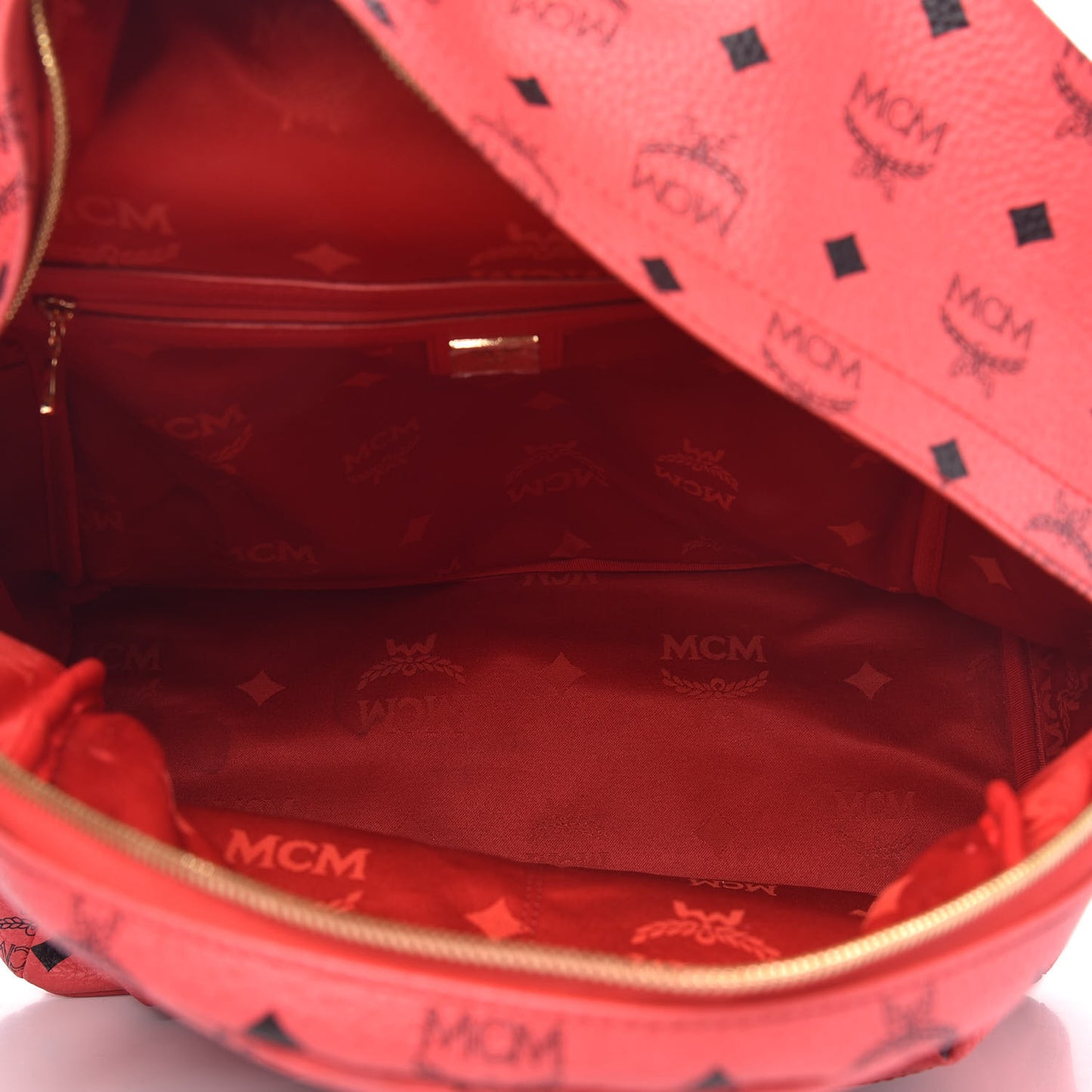 Visetos Medium Sprinkle Stud Stark Backpack Corail