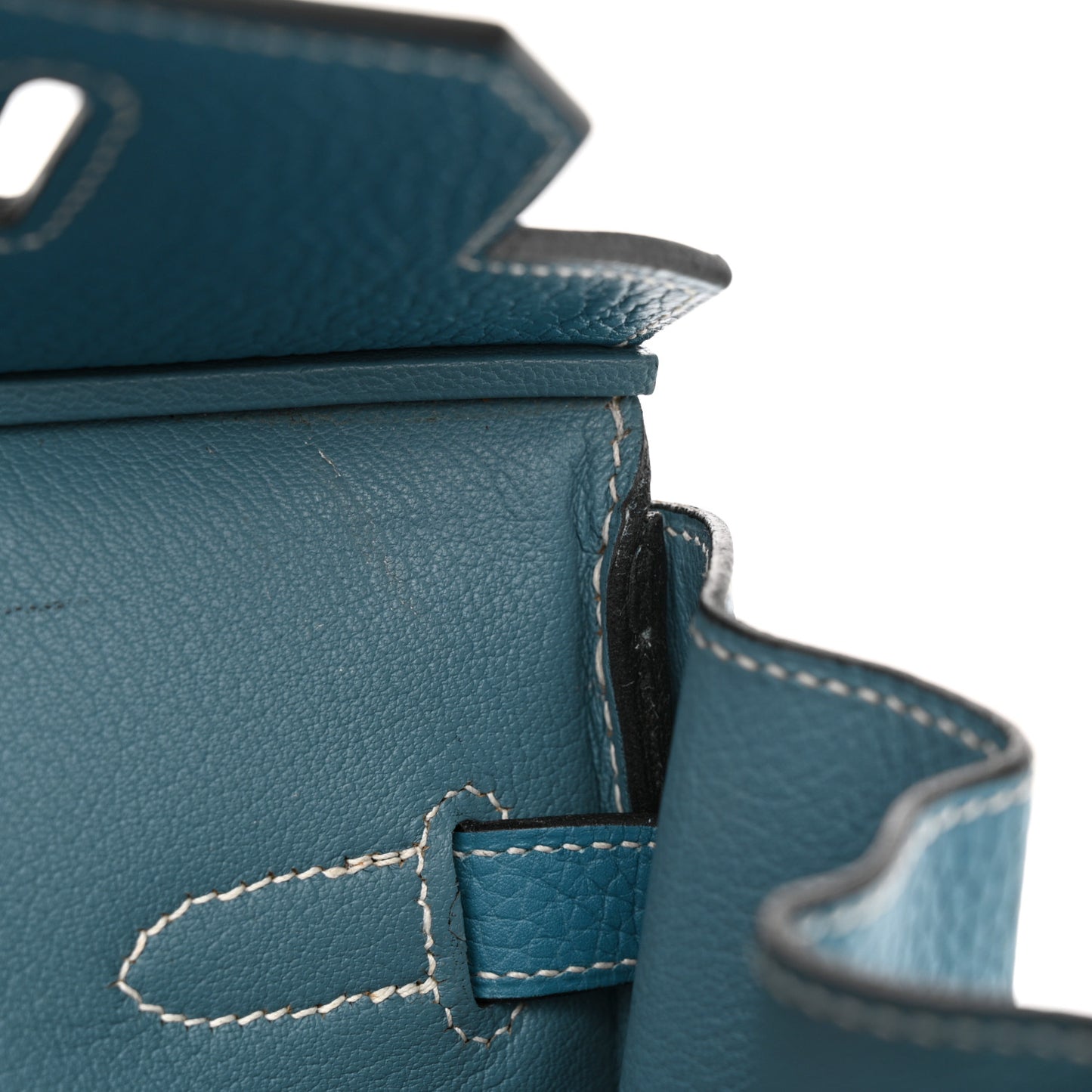 Taurillon Clemence BIRKIN 35 Blue Jean