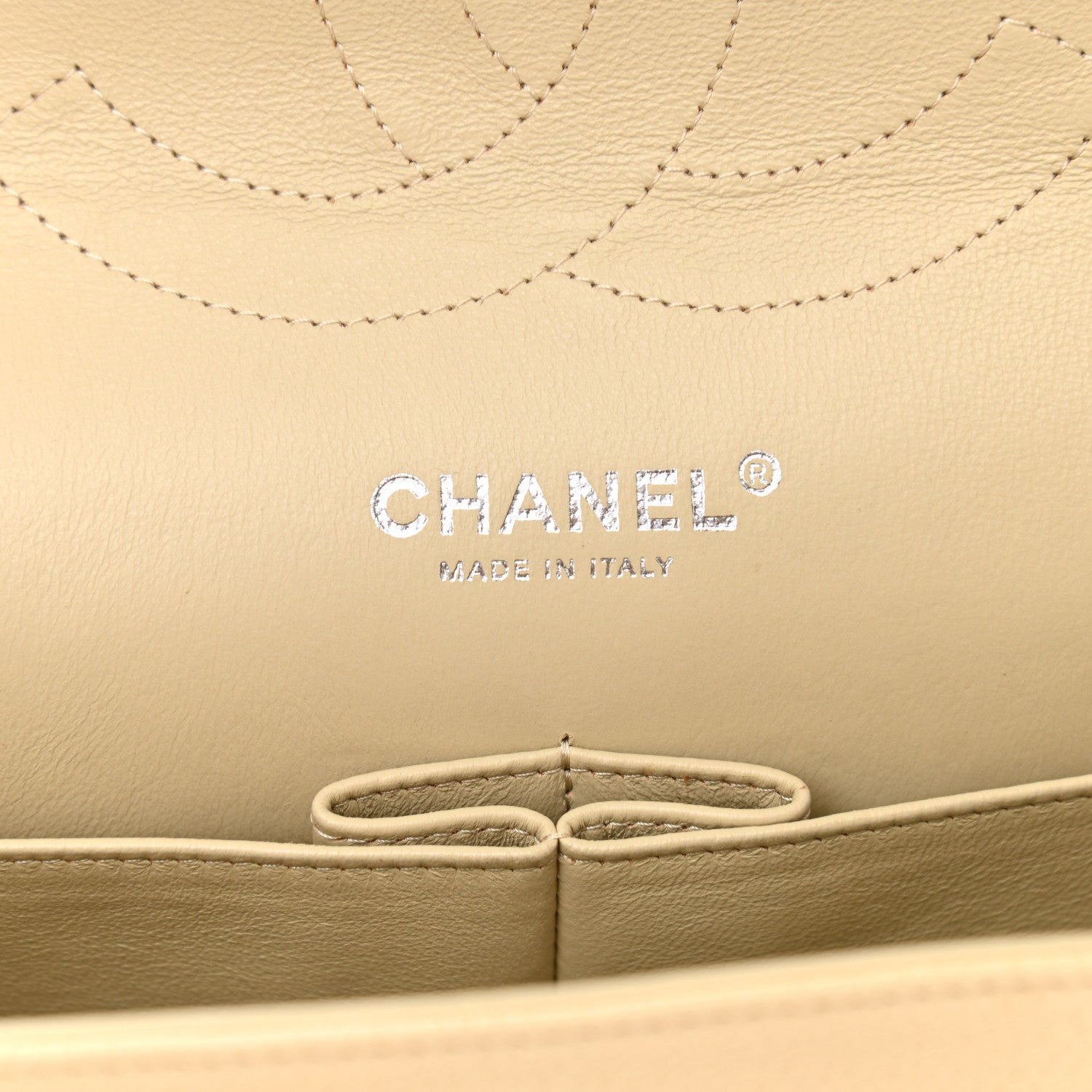 Chanel Caviar Quilted Jumbo Double Flap Light Beige 6 of 14