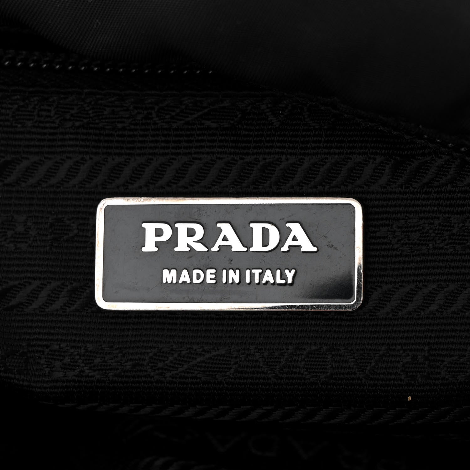 Prada Tessuto Nylon Saffiano Vela Messenger Bag Black 6 of 11