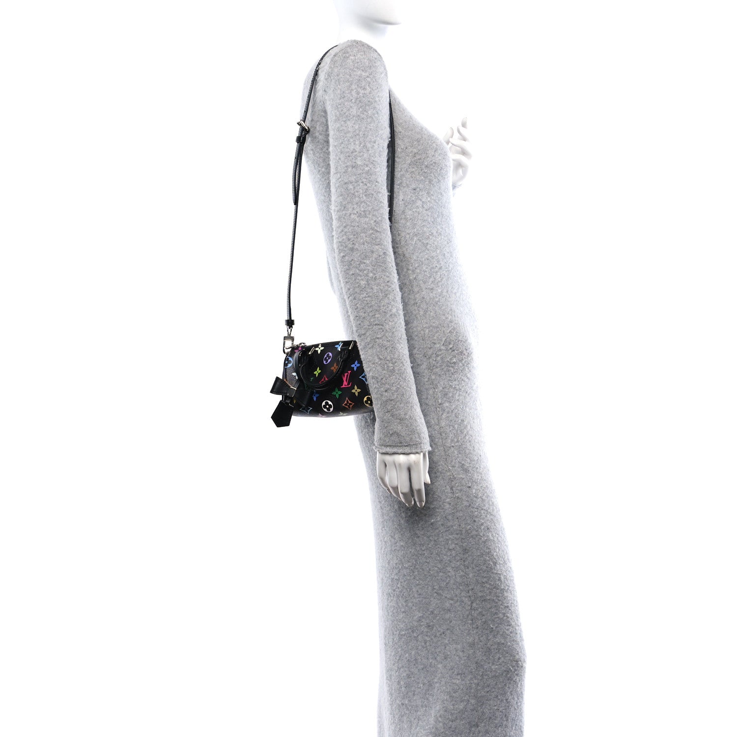 Louis Vuitton LV X TM Monogram Multicolor Nano Speedy Black 2 of 10